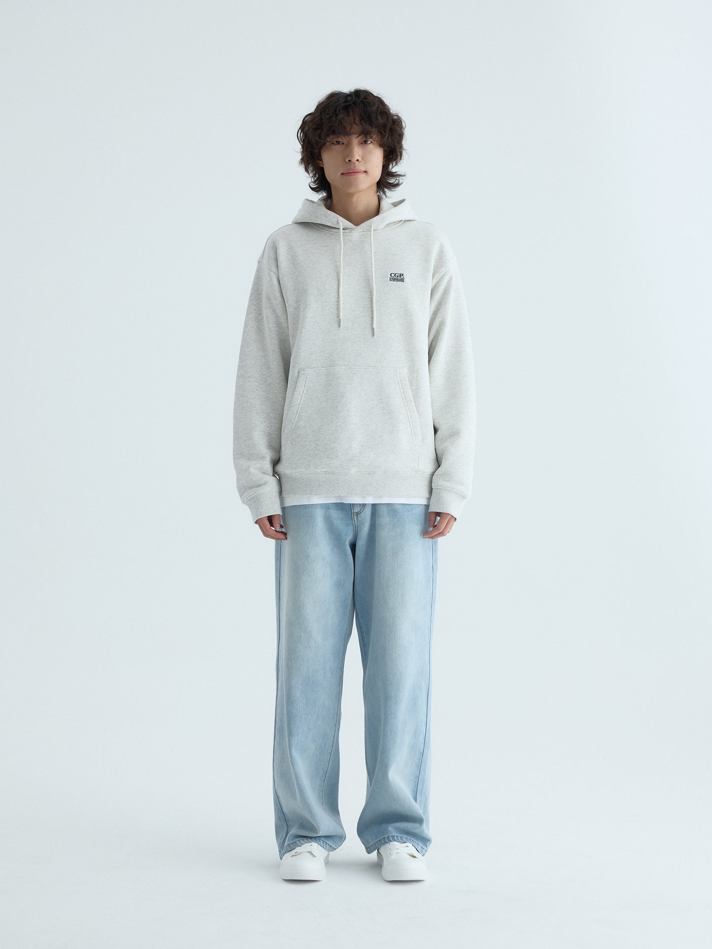 Square Logo Front and Back Hoodie　CBFSUTH005