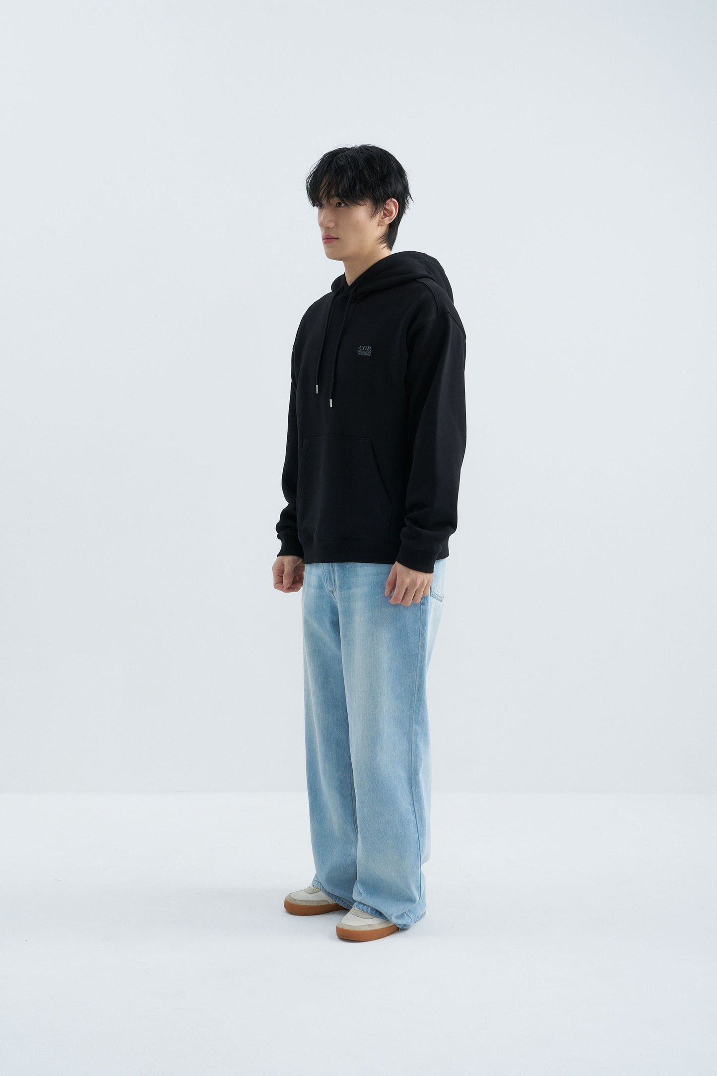 Square Logo Front and Back Hoodie　CBFSUTH005