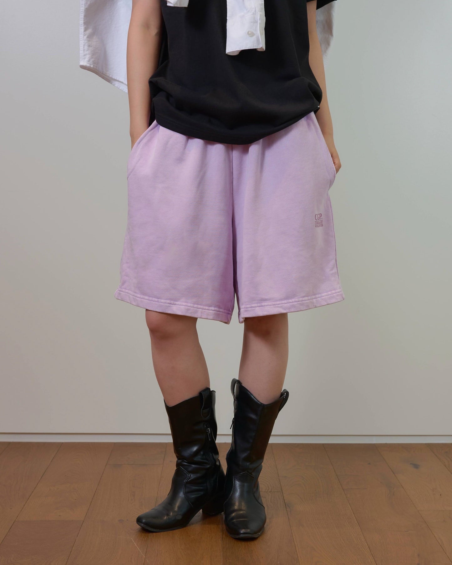 Pigment Square Logo Sweat Shorts