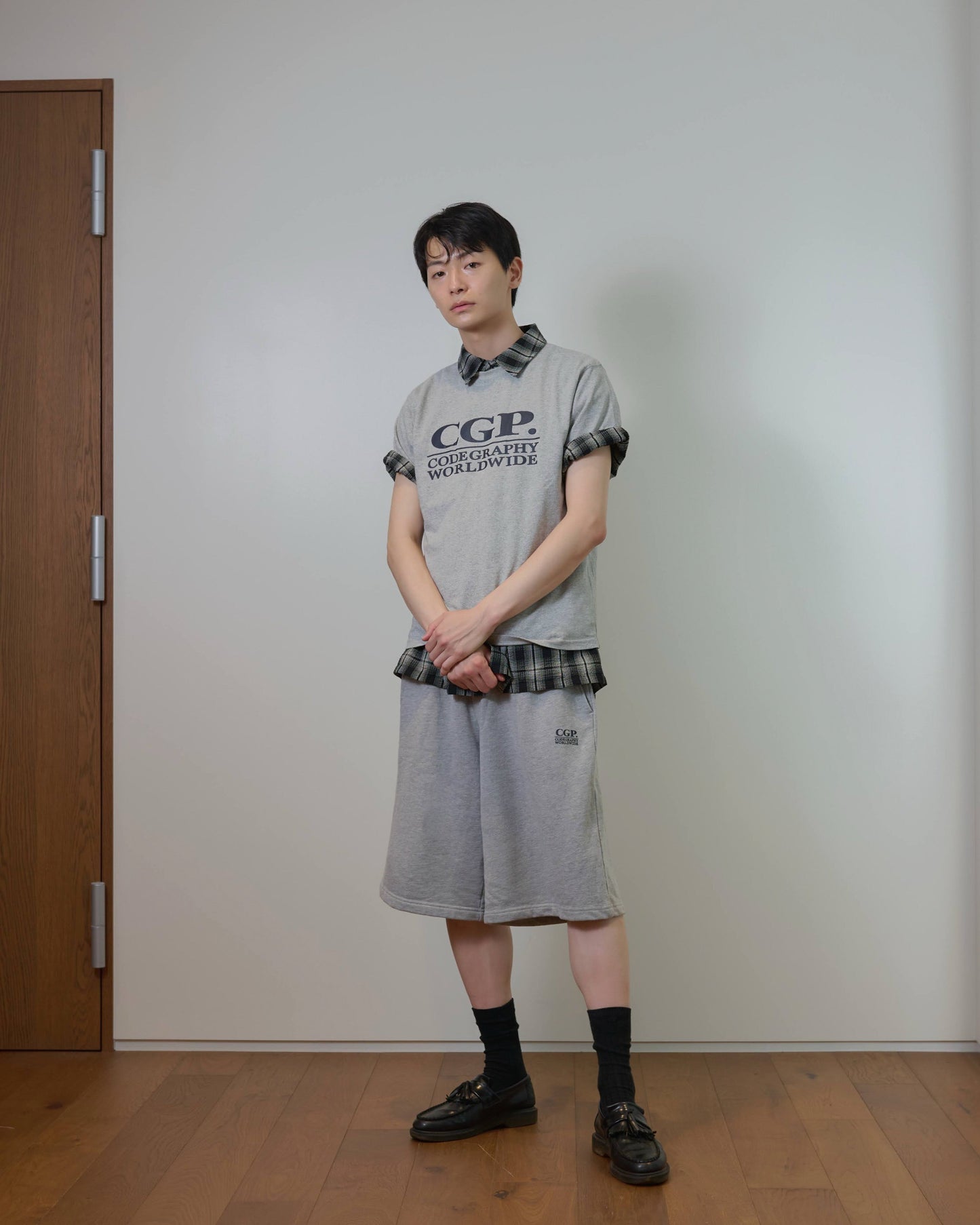 Pigment Square Logo Sweat Shorts