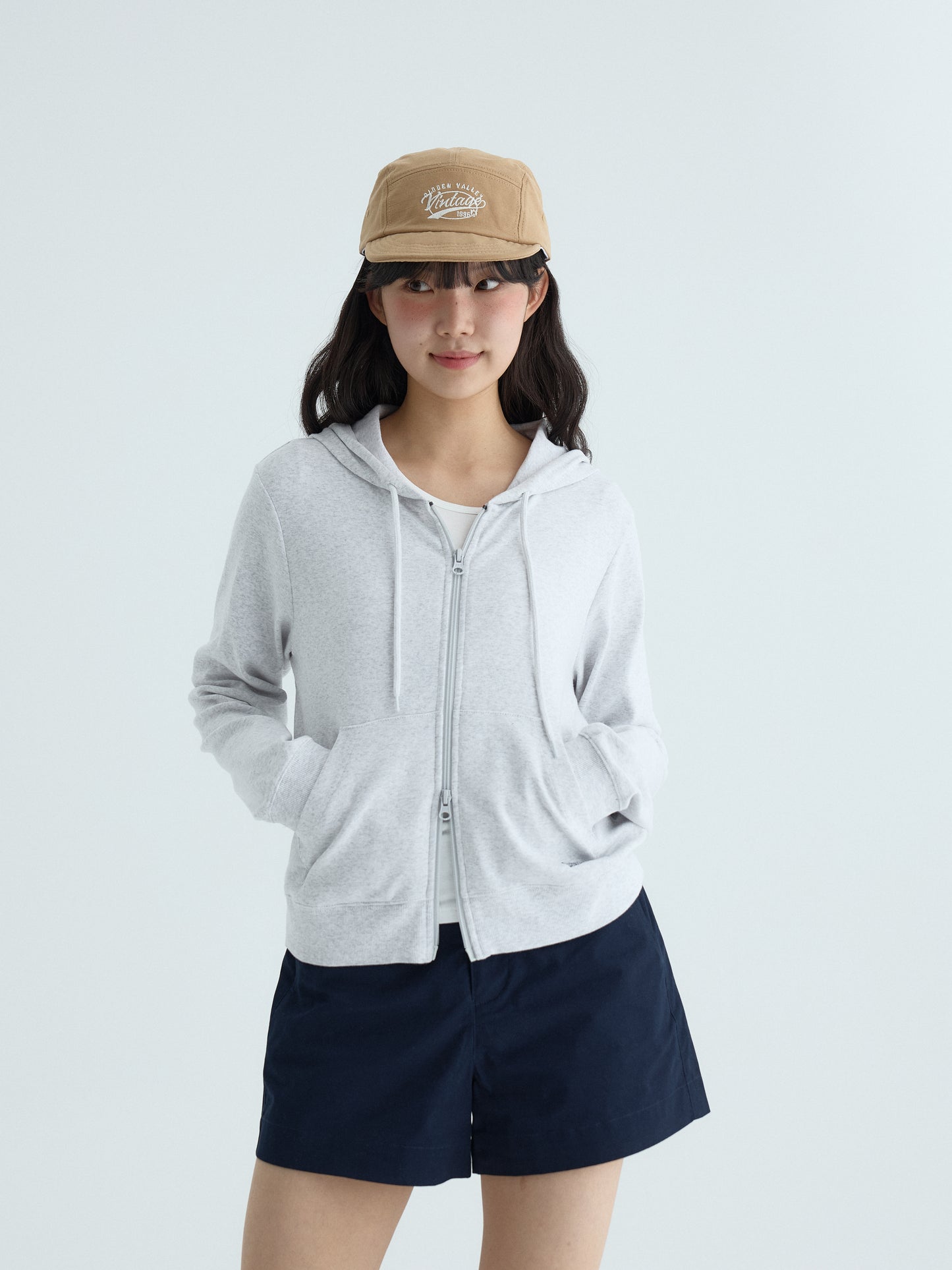 (Women) Lightweight Hooded Zip-up CBFUWTC002