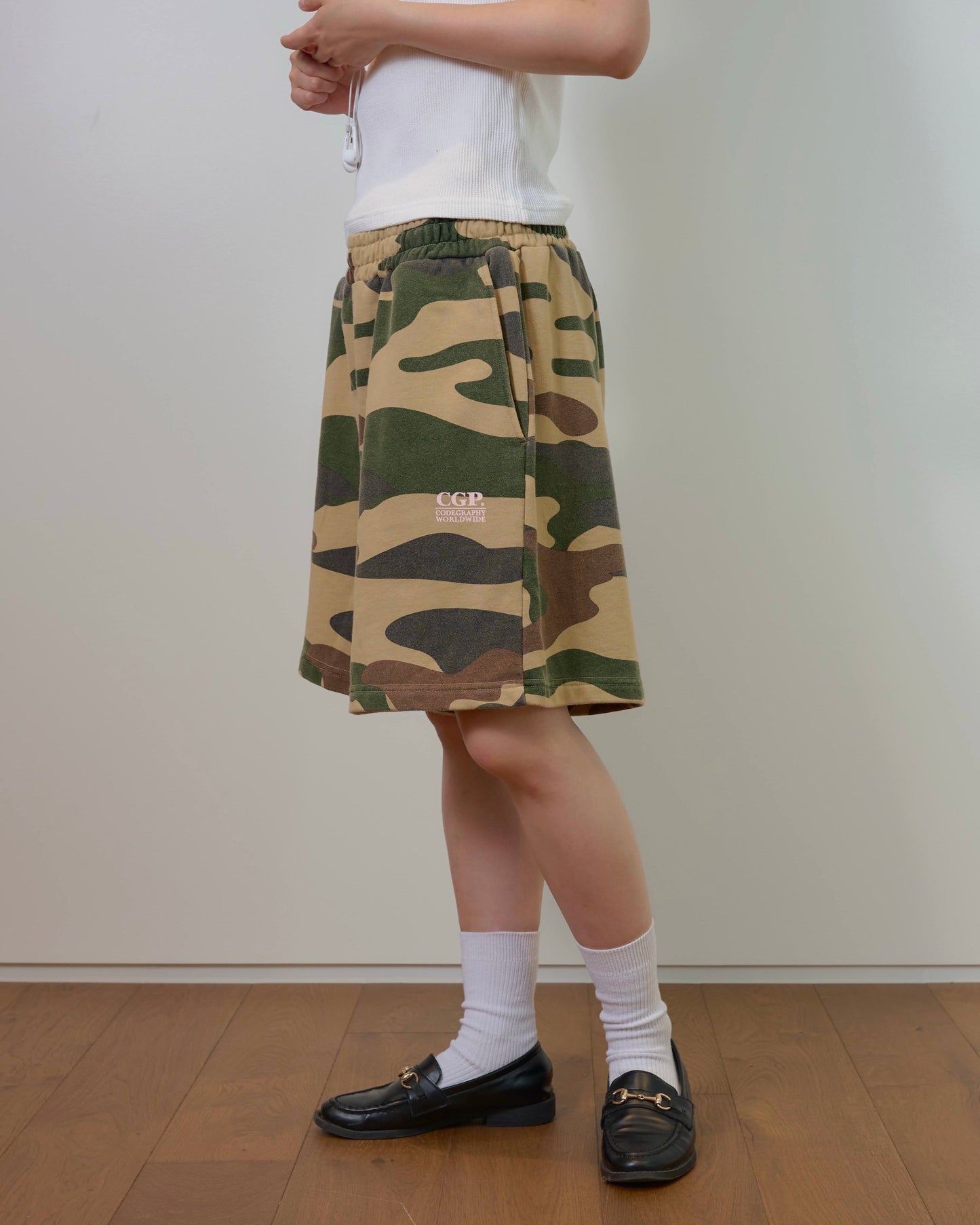 Pigment Square Logo Sweat Shorts