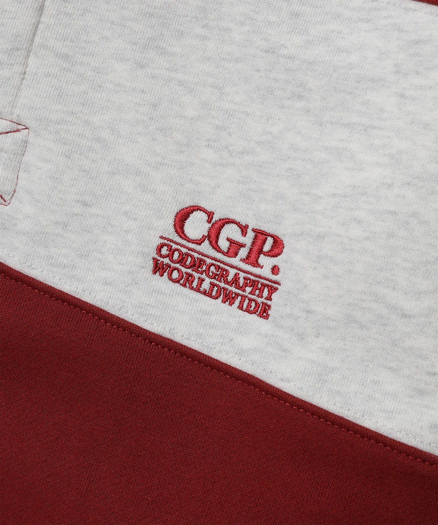 Small Square Logo Stripe Rugby Man-to-Man CBEWUTL030