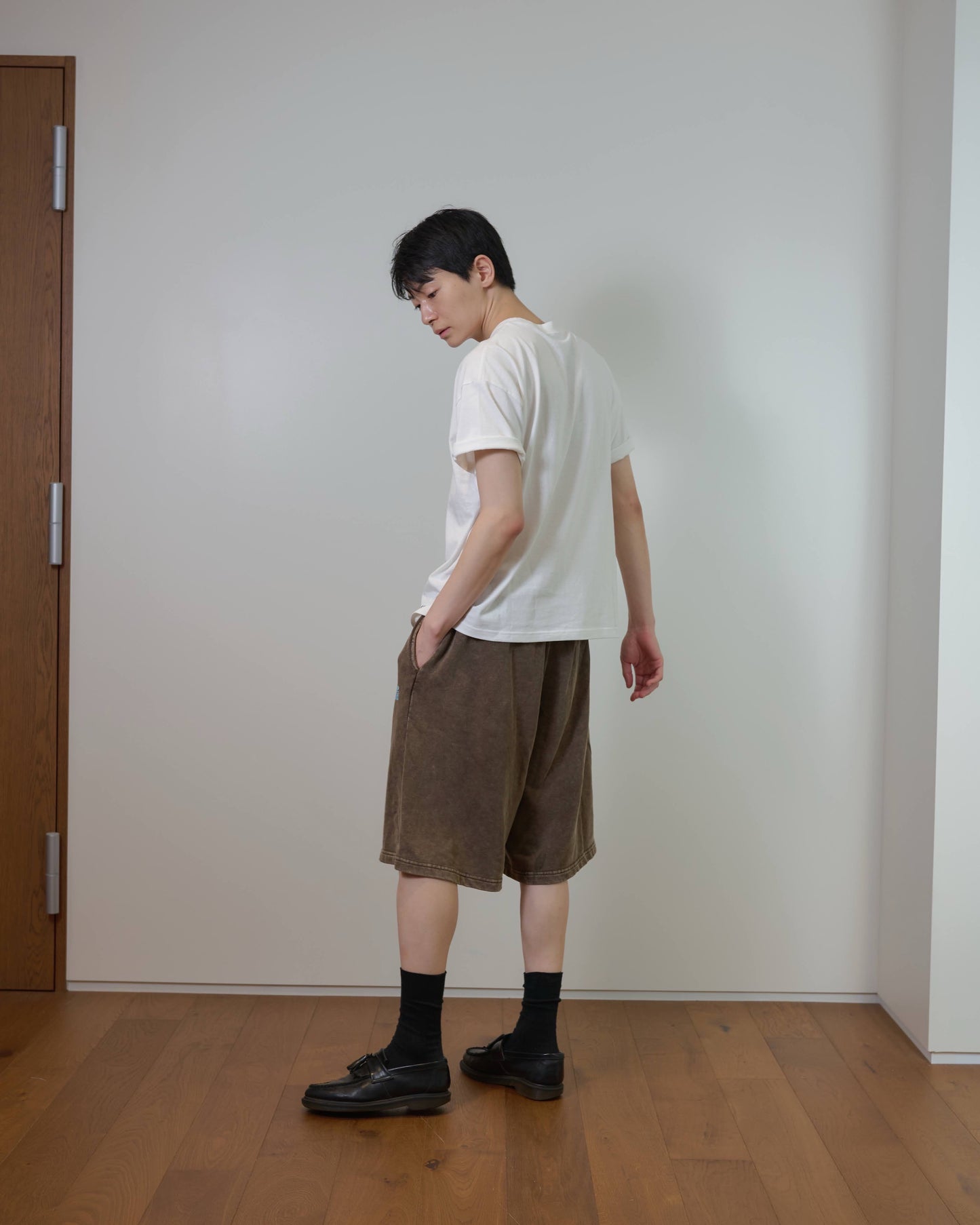 Pigment Square Logo Sweat Shorts
