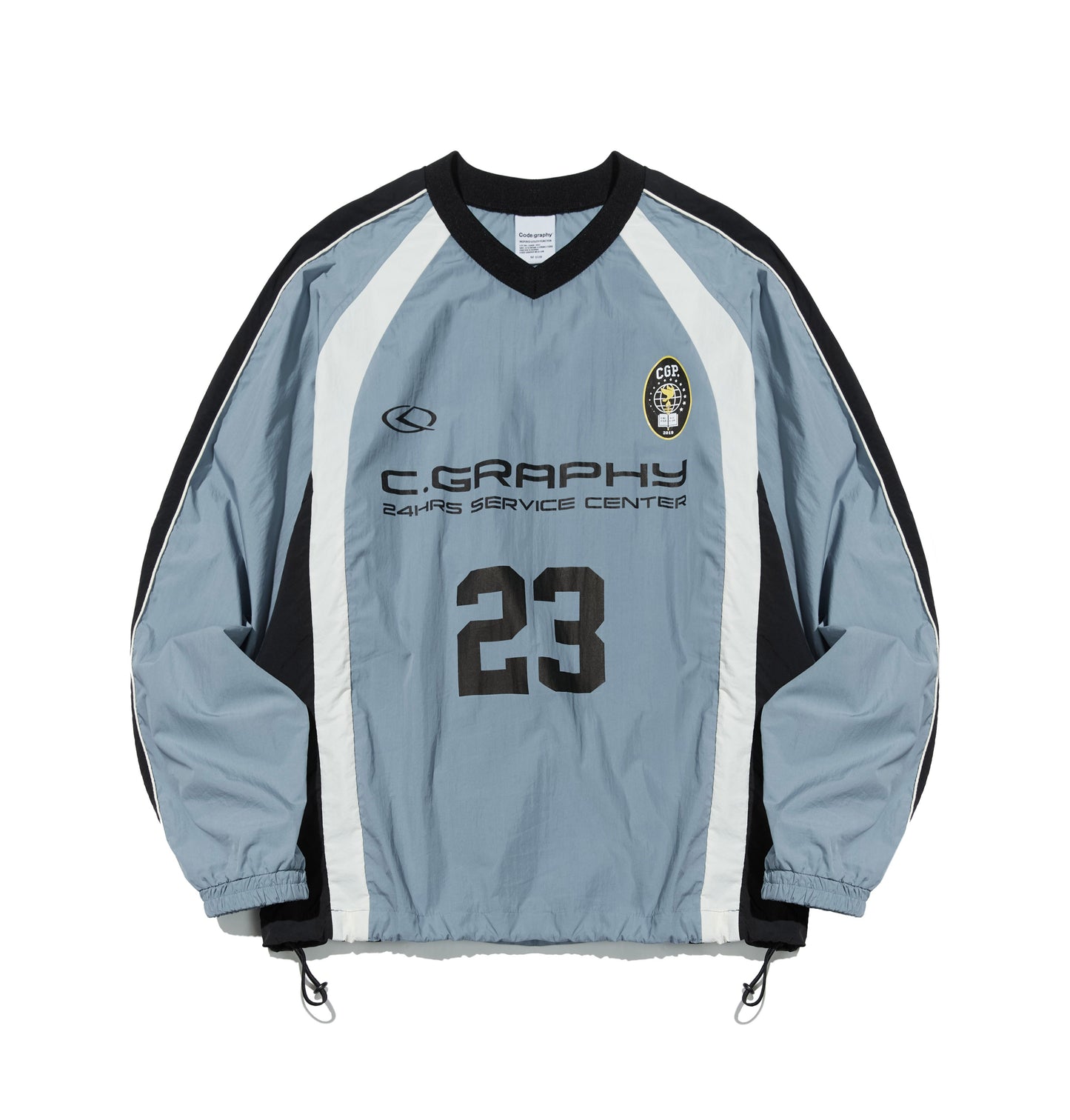 Synthetic Fiber Contrast Sports Man to Man CBEFUWM020