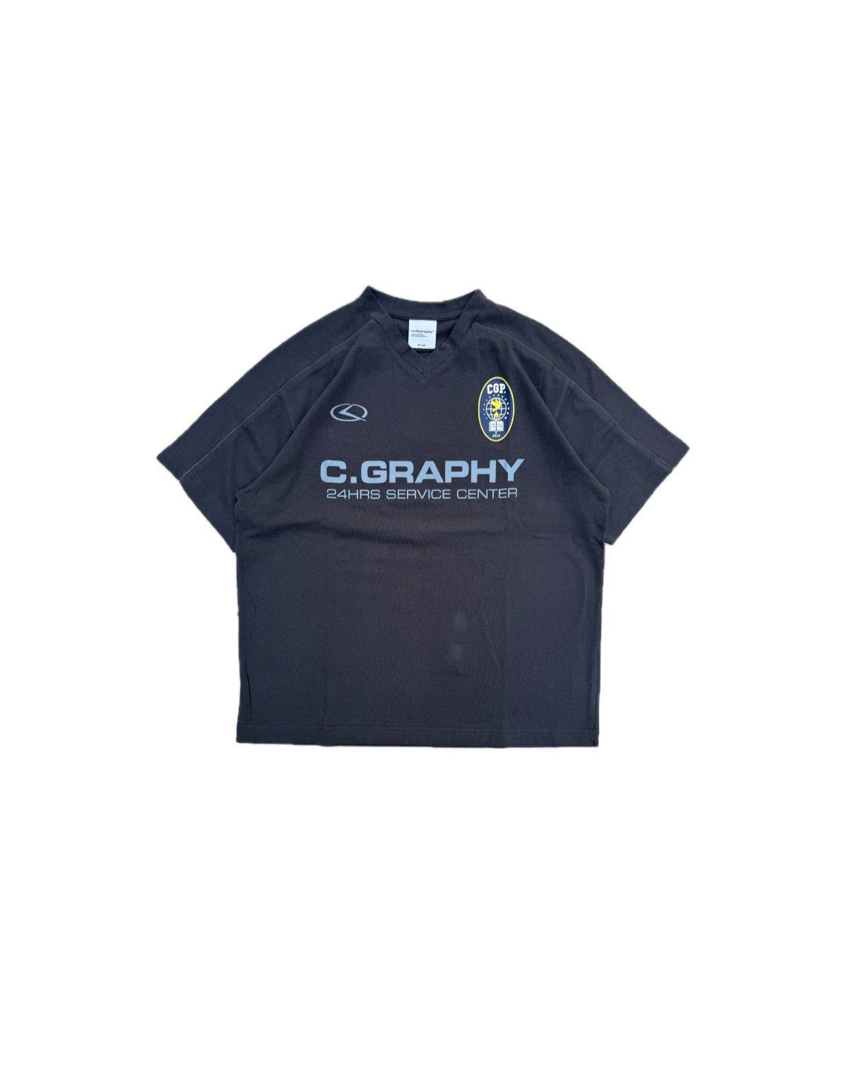CG 24H  TRACK OVER FIT V-NECK Tee