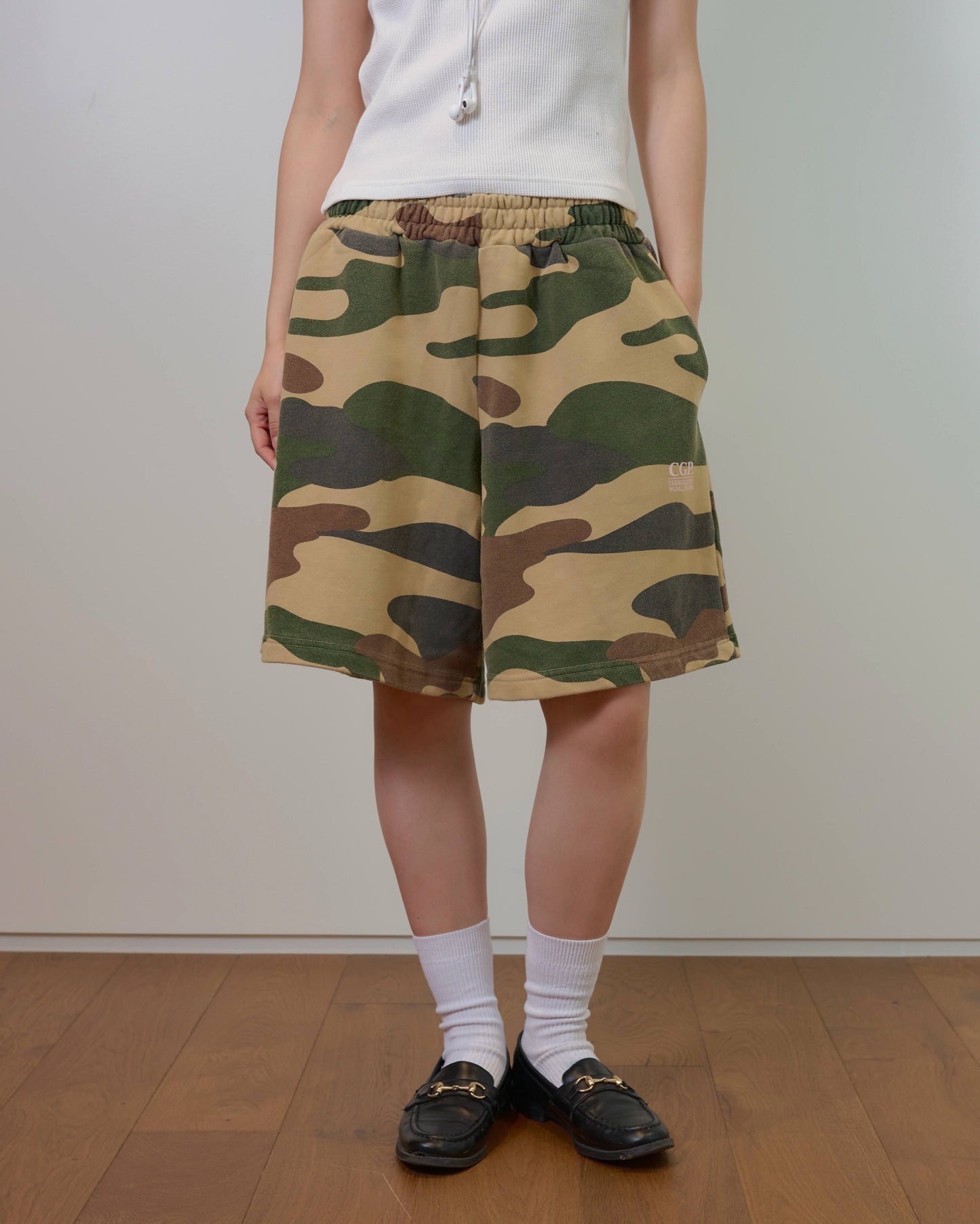Pigment Square Logo Sweat Shorts
