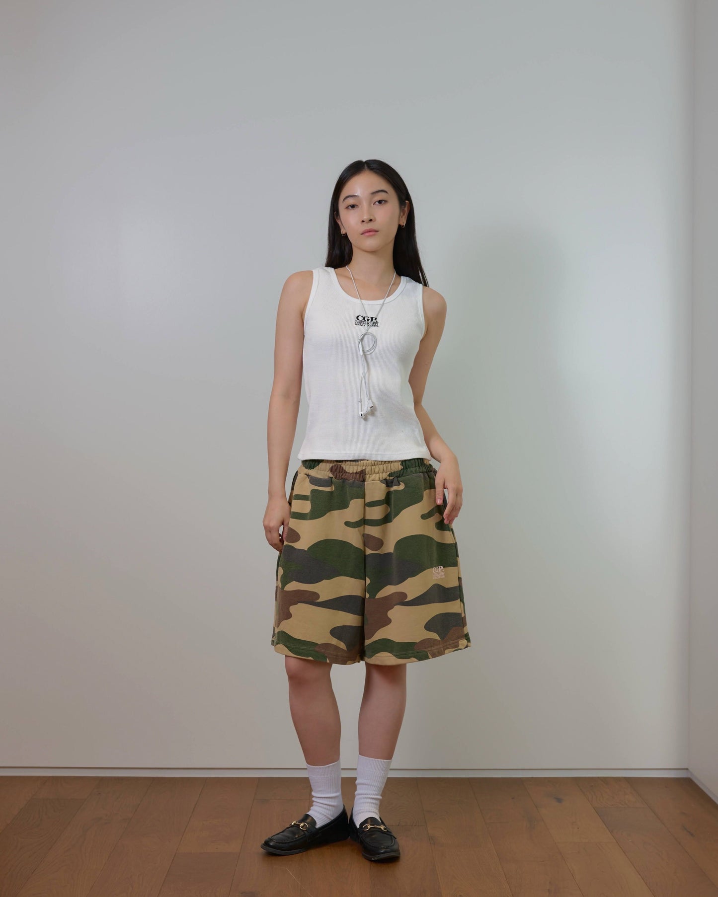 Pigment Square Logo Sweat Shorts