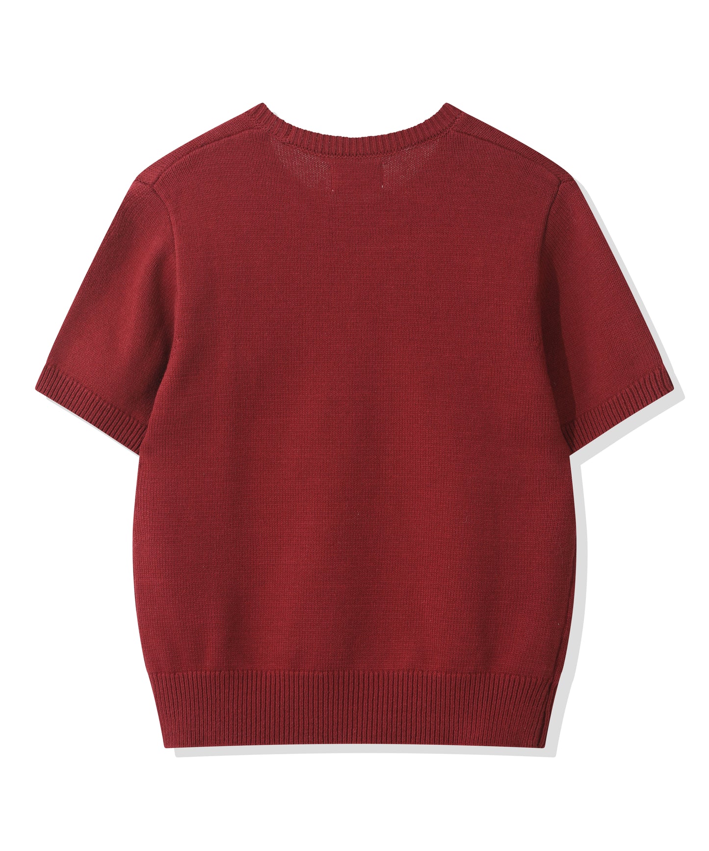 (Women's) Big Square Logo Short Sleeve Knit CBFUWKS002