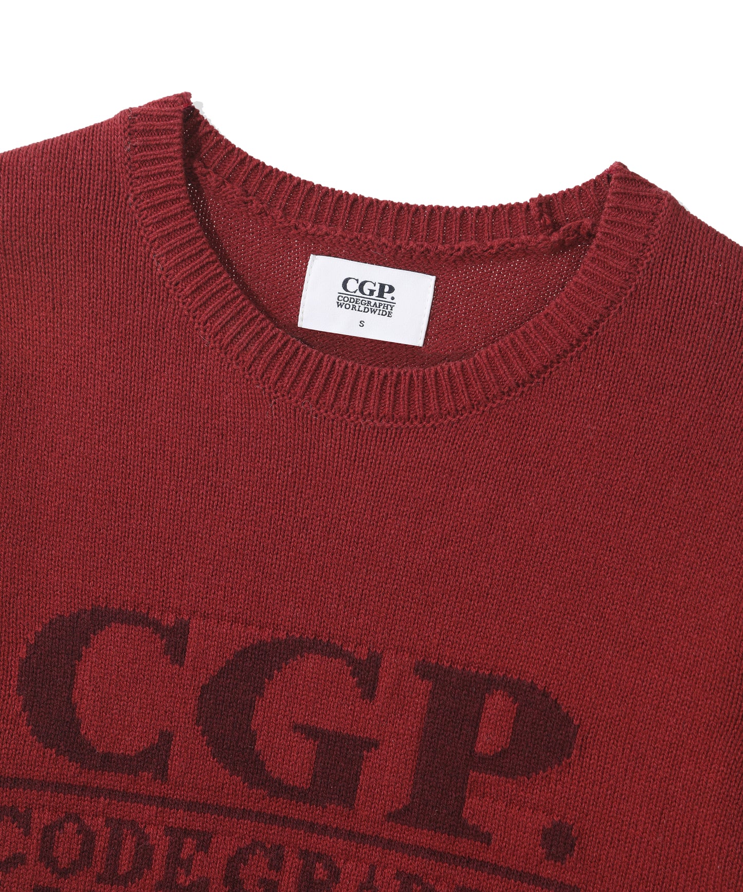 (Women's) Big Square Logo Short Sleeve Knit CBFUWKS002