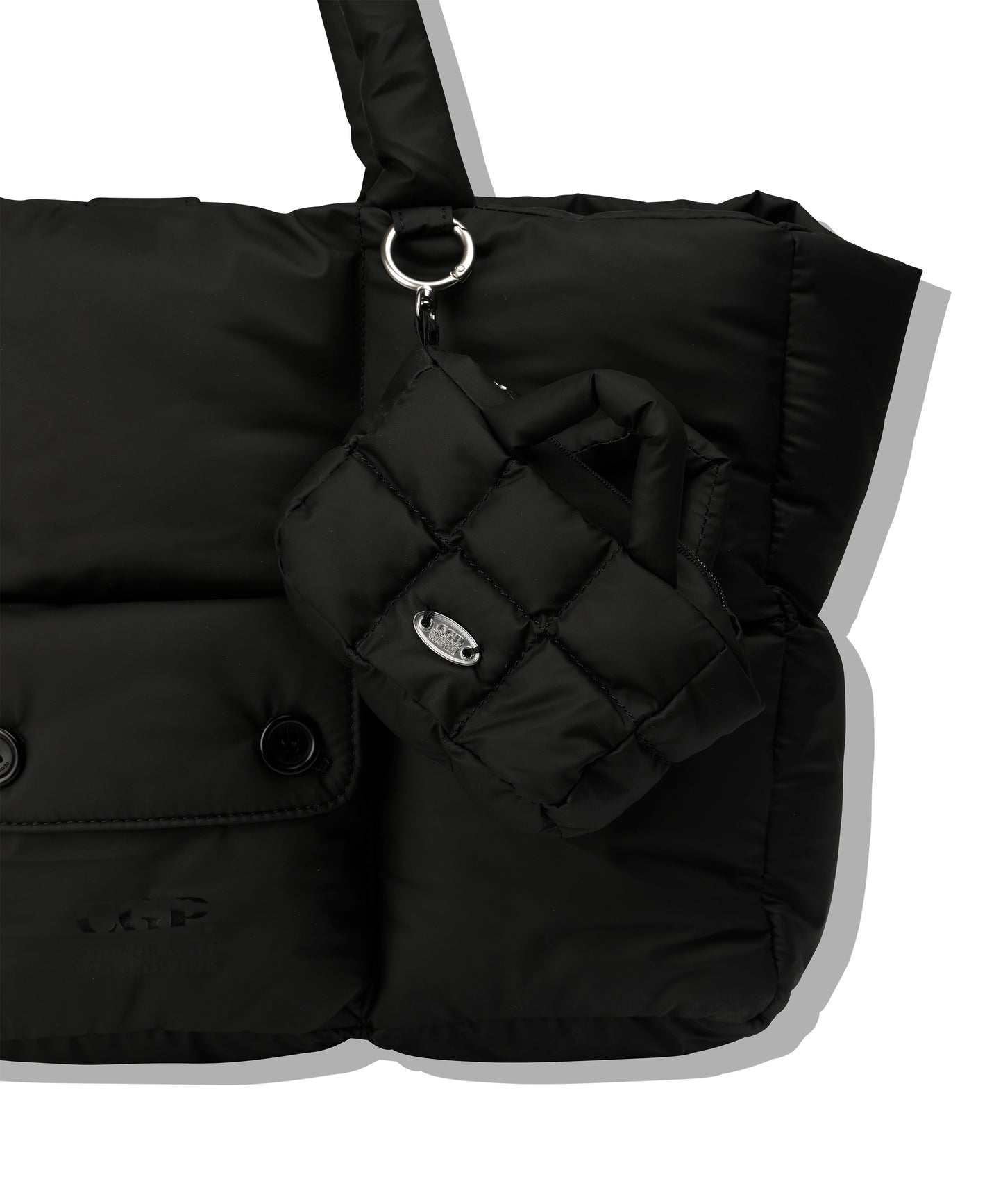 (Women) Button point padding tote bag CBEWWBS080