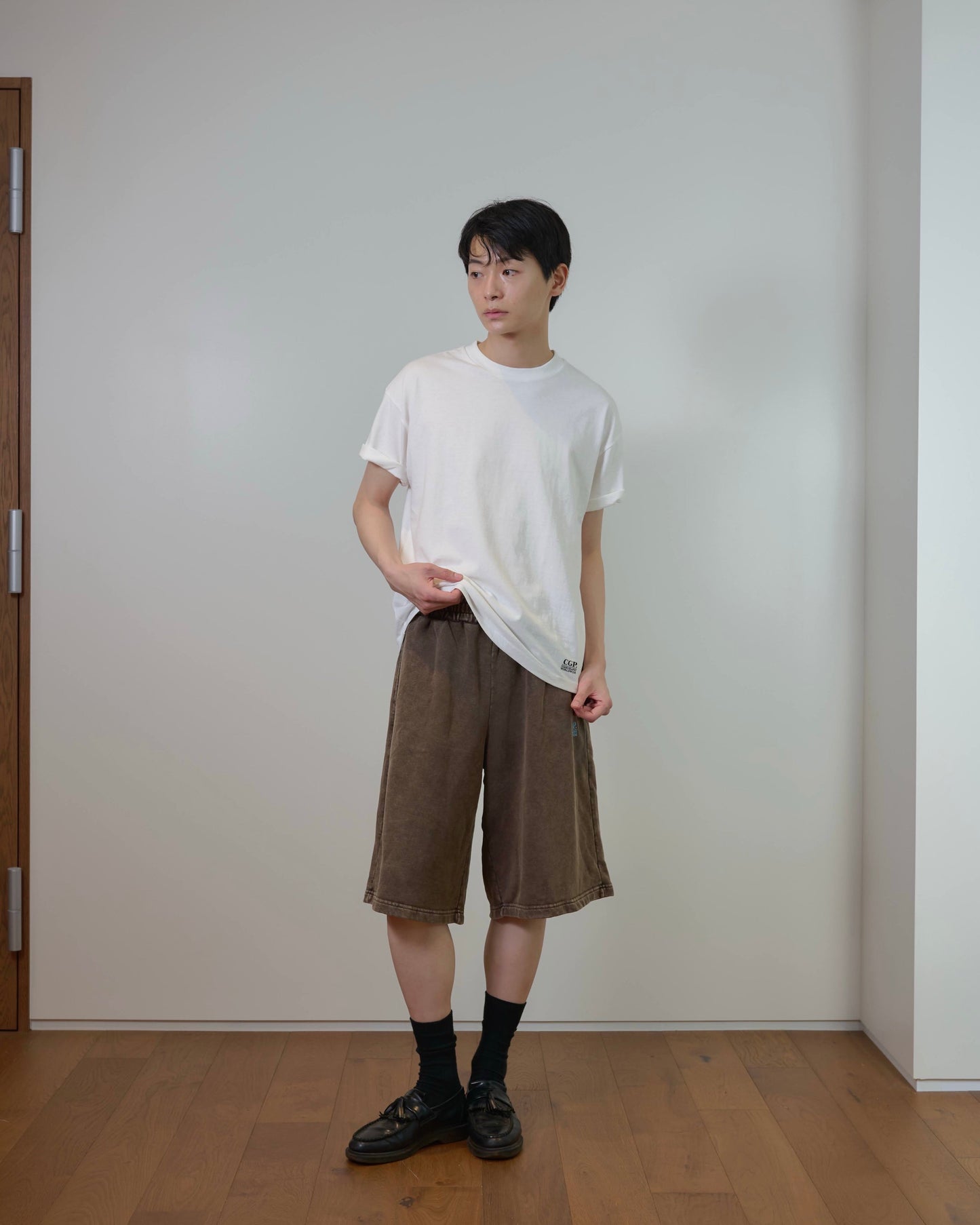 Pigment Square Logo Sweat Shorts