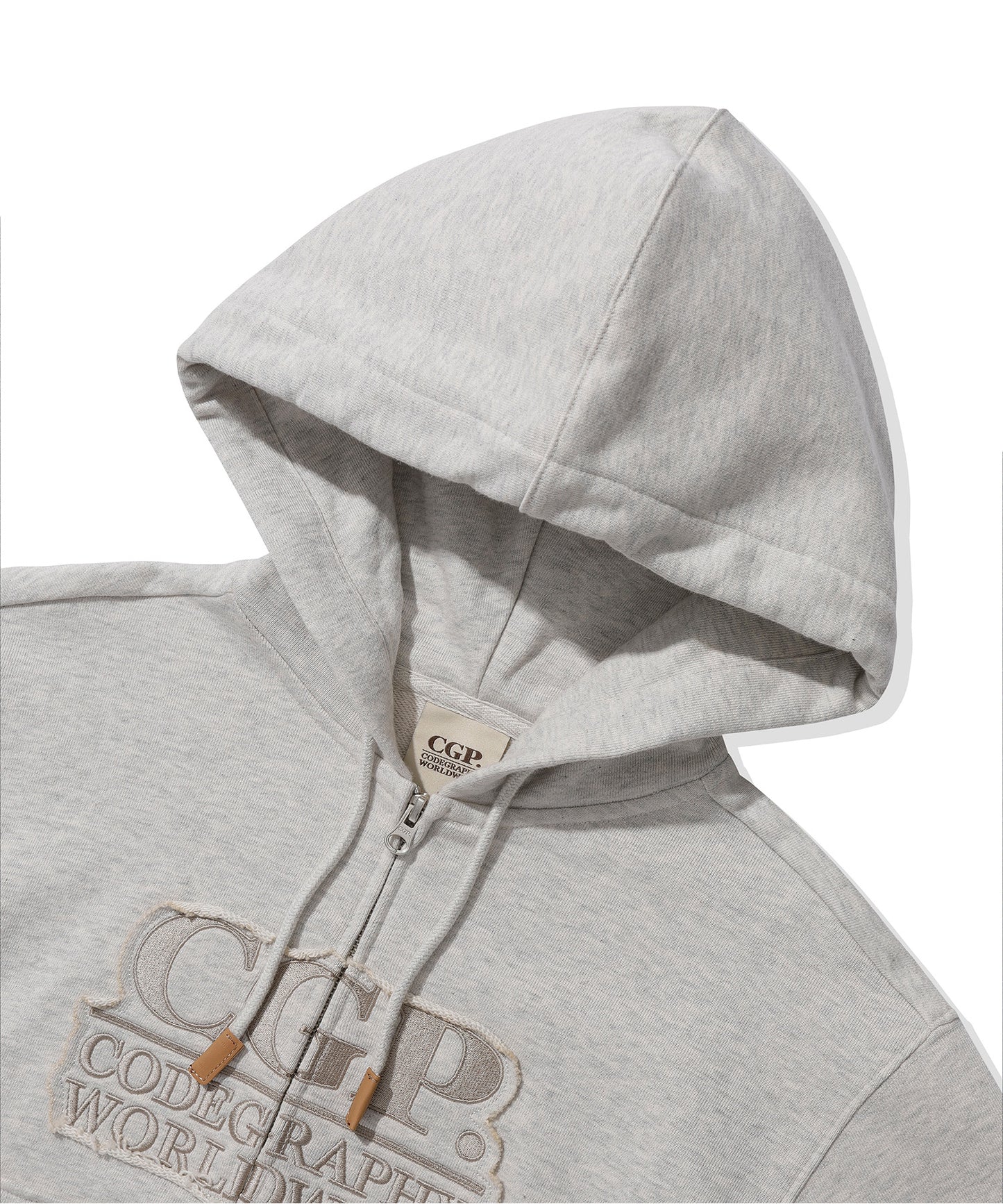 (Women) Square Point Hooded Zip-up CBEWWTC030
