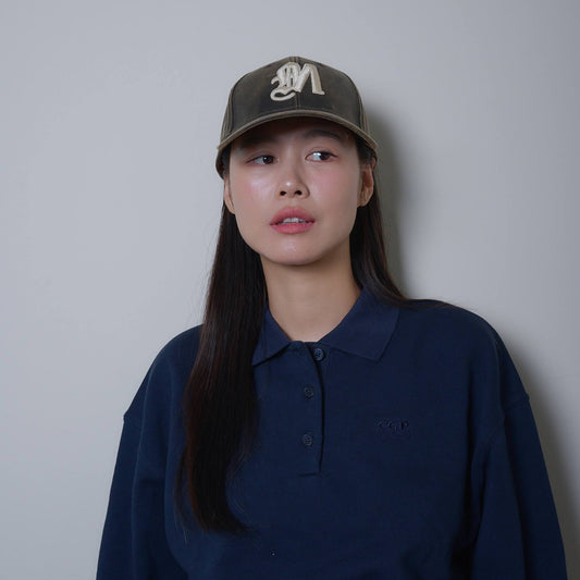 (Women) Small Square Logo Rugby Man-to-Man CBEWWTL034