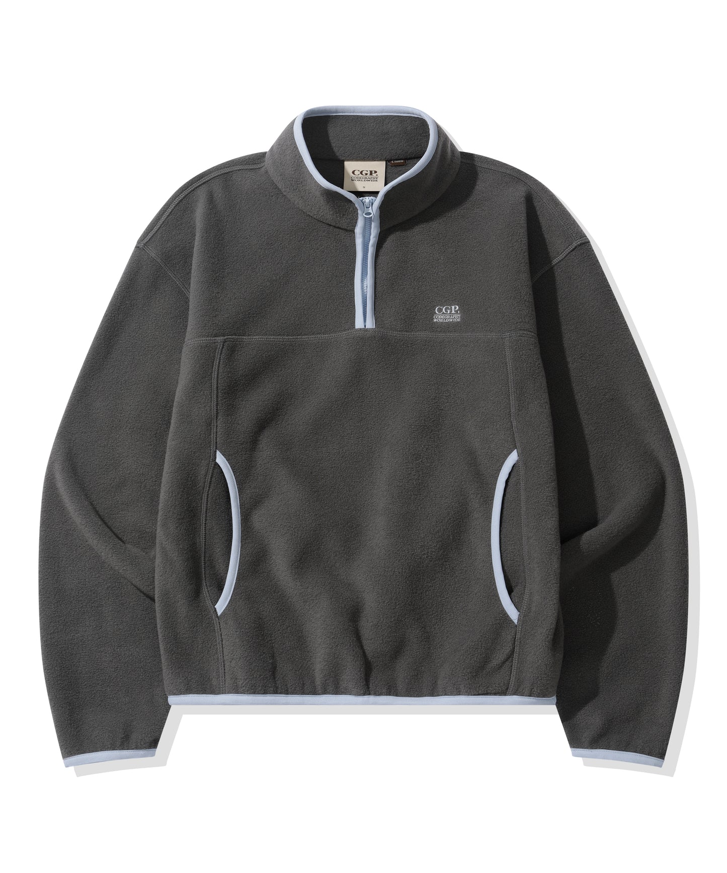 (Women) Polar fleece half zip-up man to man CBEWWTL071