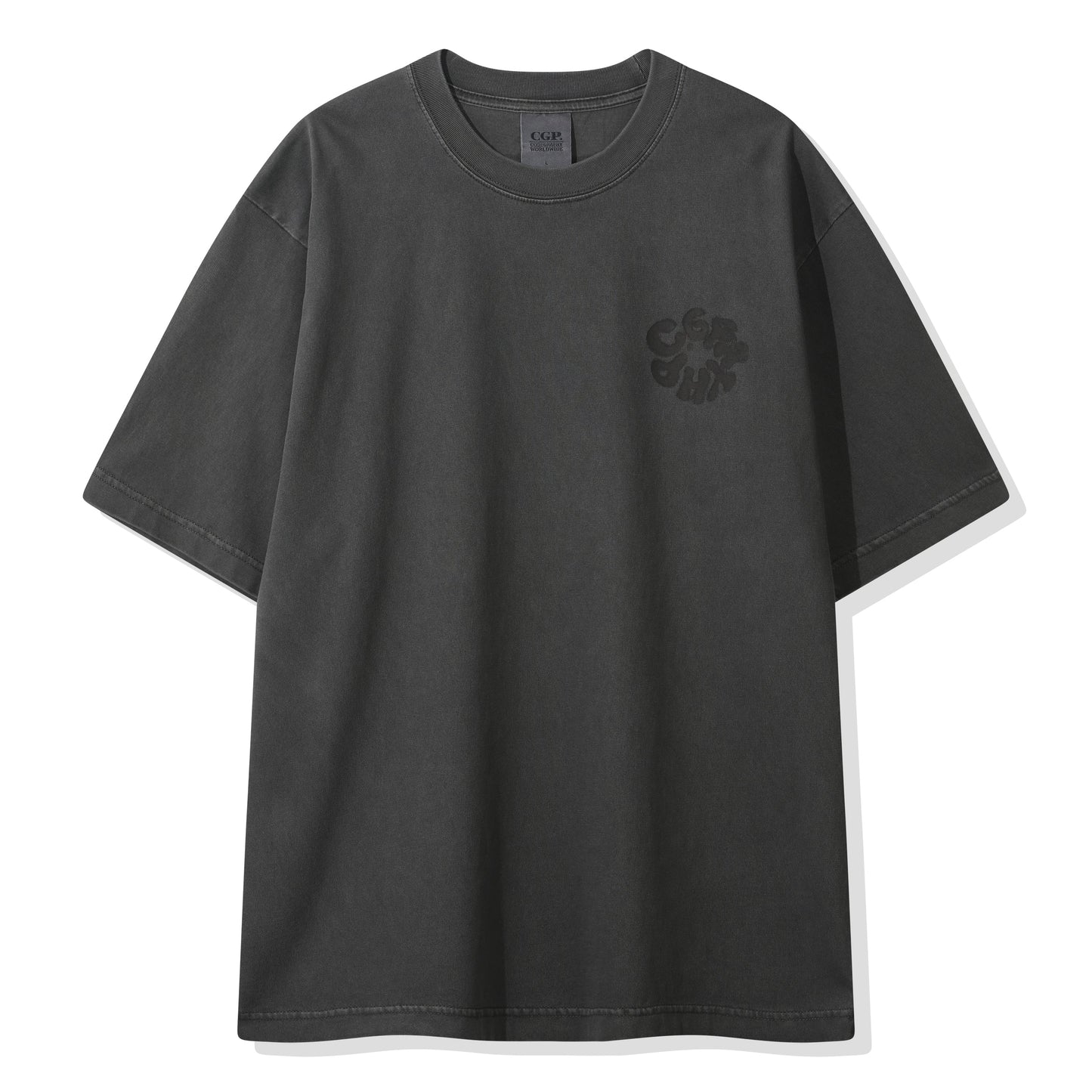Round C.GRAPHY Pigment Big Overfit Short Sleeve T-shirt CBFUUTS025