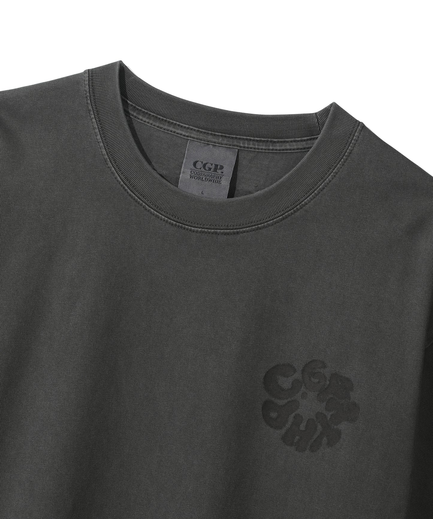 Round C.GRAPHY Pigment Big Overfit Short Sleeve T-shirt CBFUUTS025