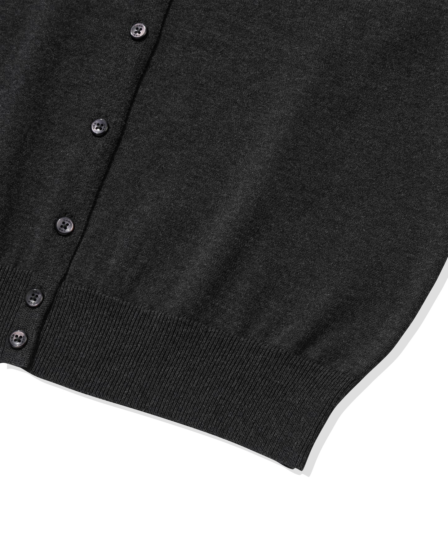 (Women) Square logo basic knit cardigan heart