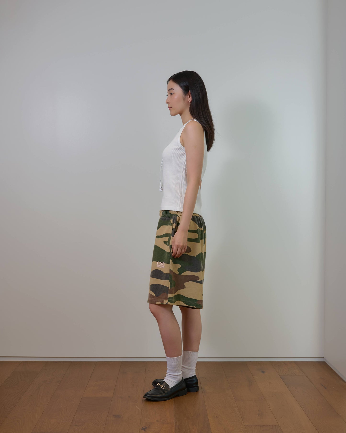 Pigment Square Logo Sweat Shorts
