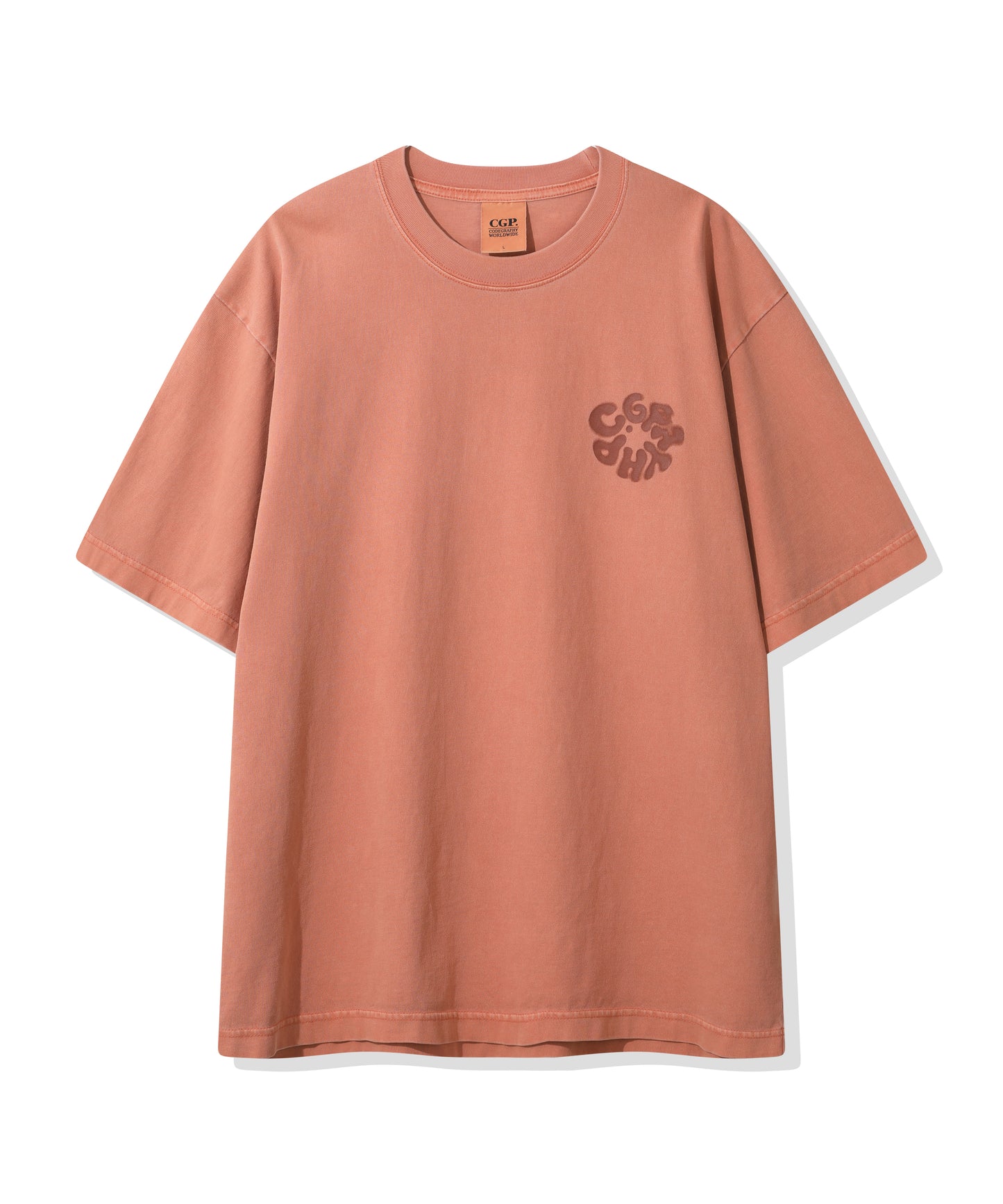 Round C.GRAPHY Pigment Big Overfit Short Sleeve T-shirt CBFUUTS025