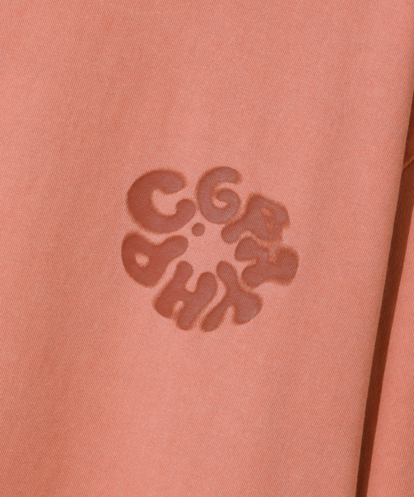Round C.GRAPHY Pigment Big Overfit Short Sleeve T-shirt CBFUUTS025