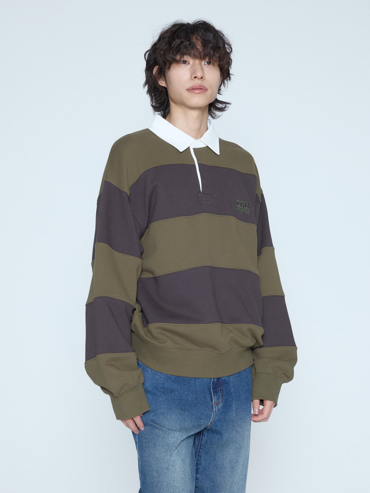 Striped Rugby Sweatshirt CBFSUTL011