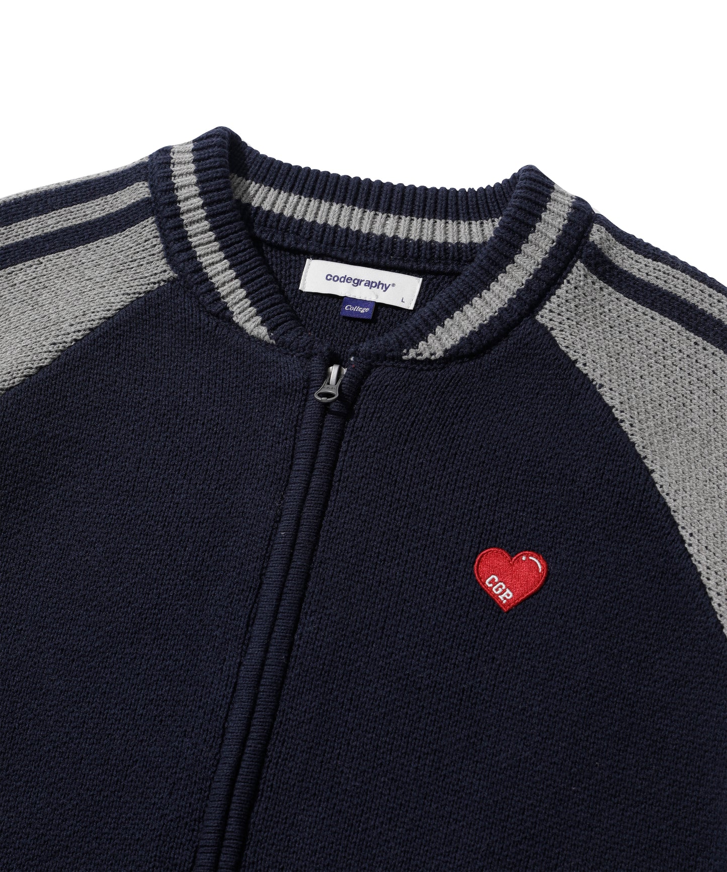 Raglan Knit Zip-up CBEWUKC340