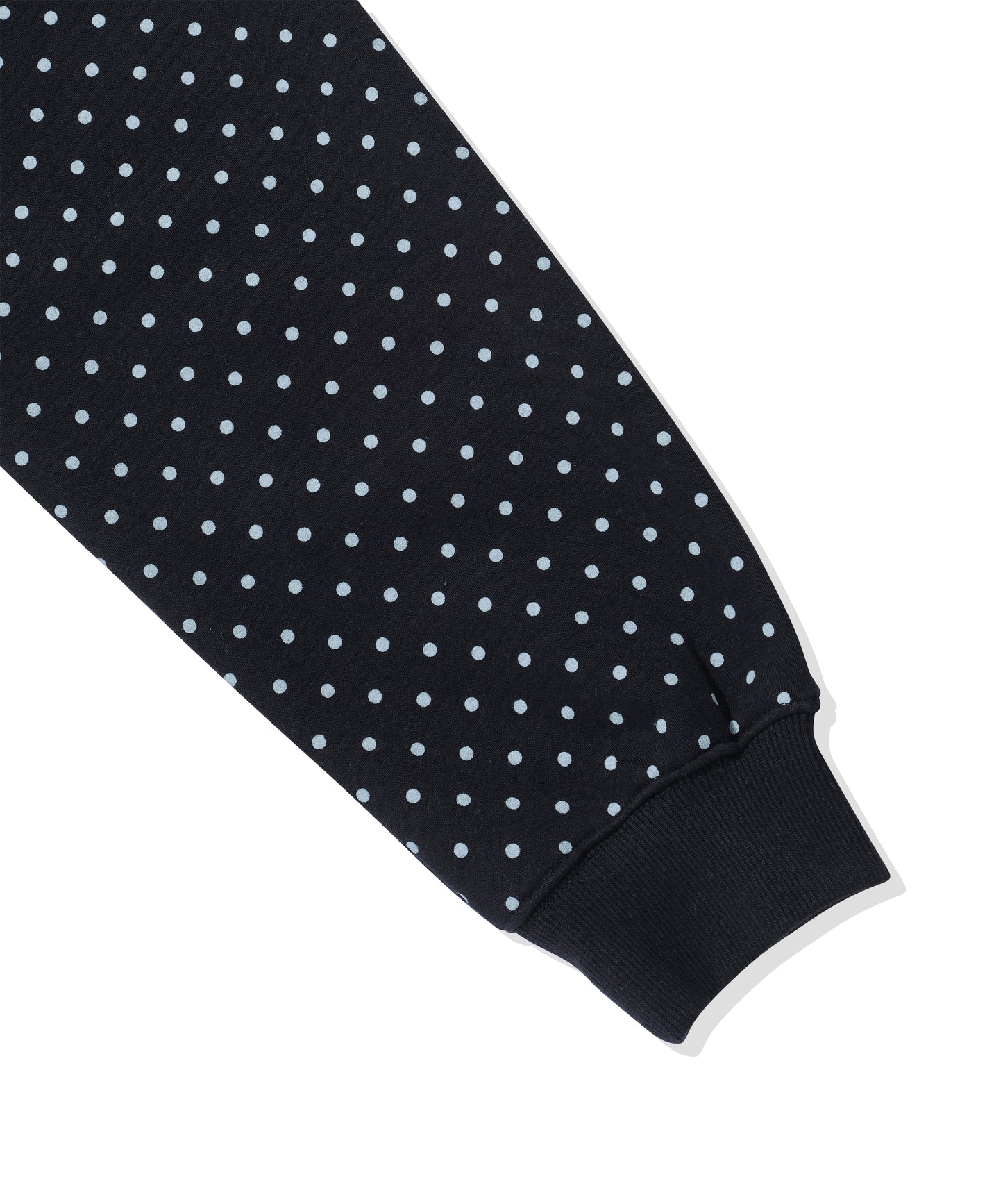 (Women's) Raglan Contrast Dot Hooded Zip-up CBFSWTC005