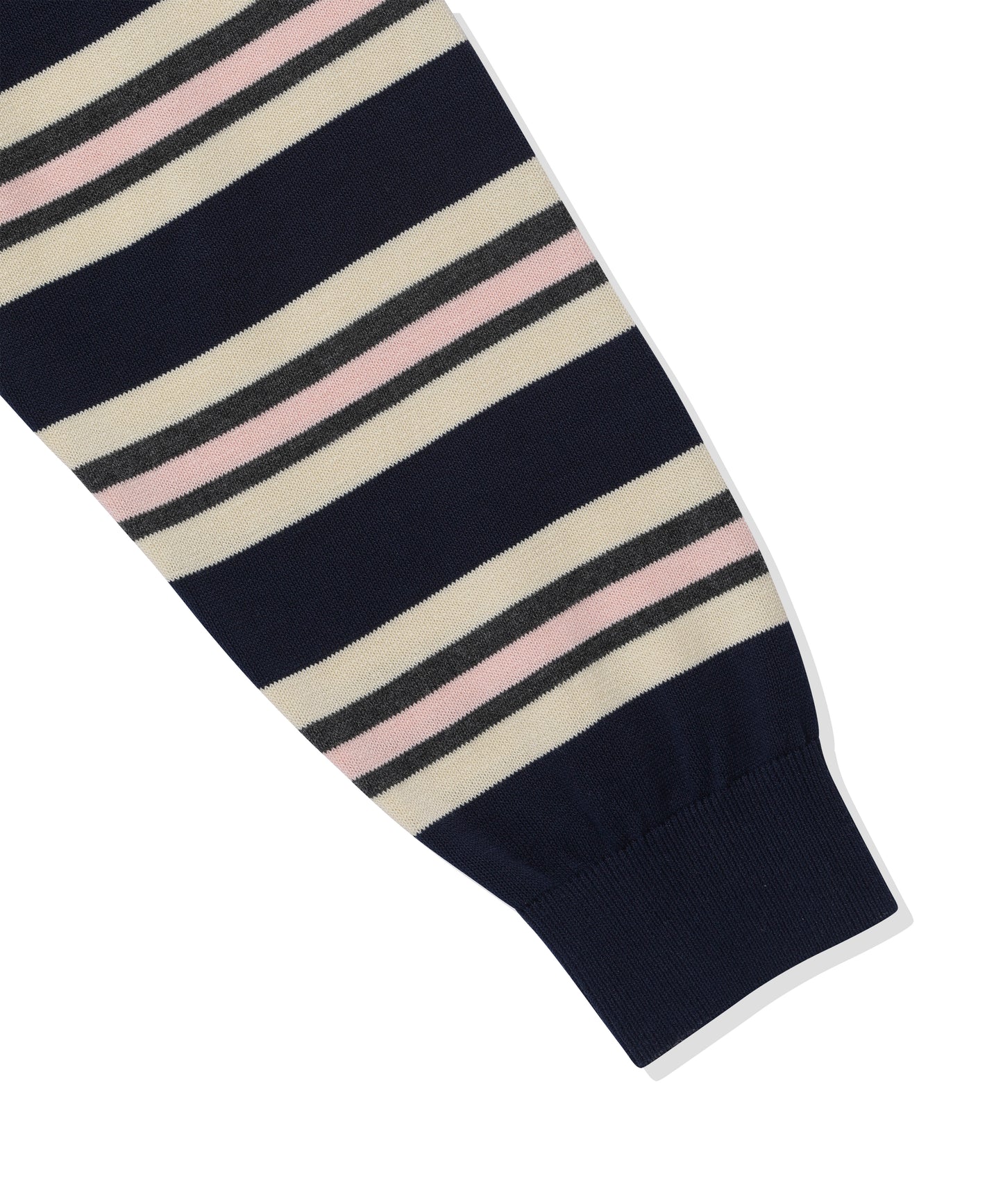 (Women's) Striped Knit Collared CBFSWKL001