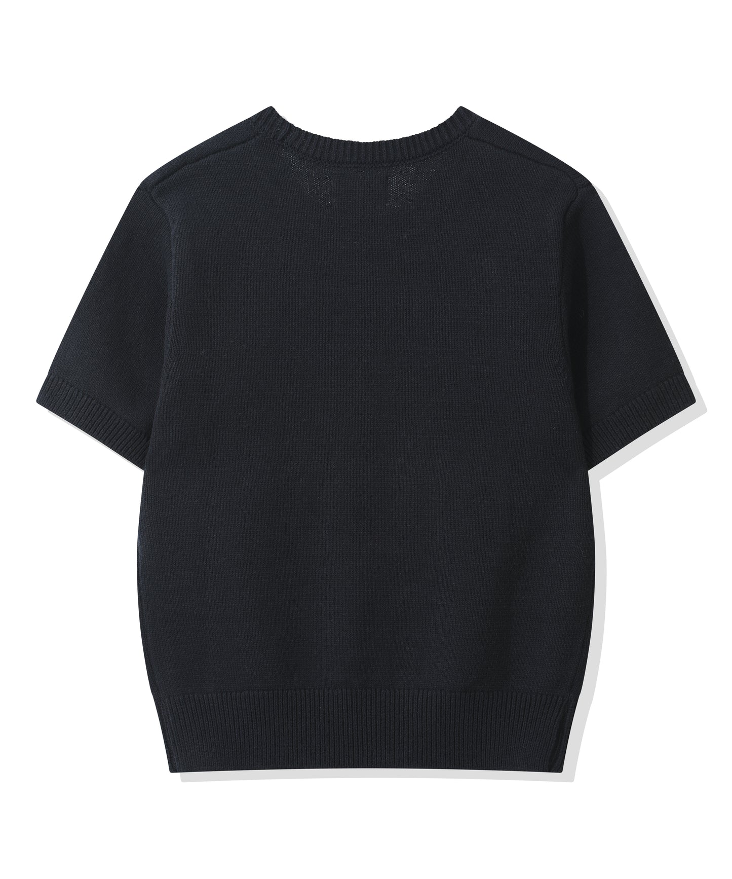 (Women's) Big Square Logo Short Sleeve Knit CBFUWKS002