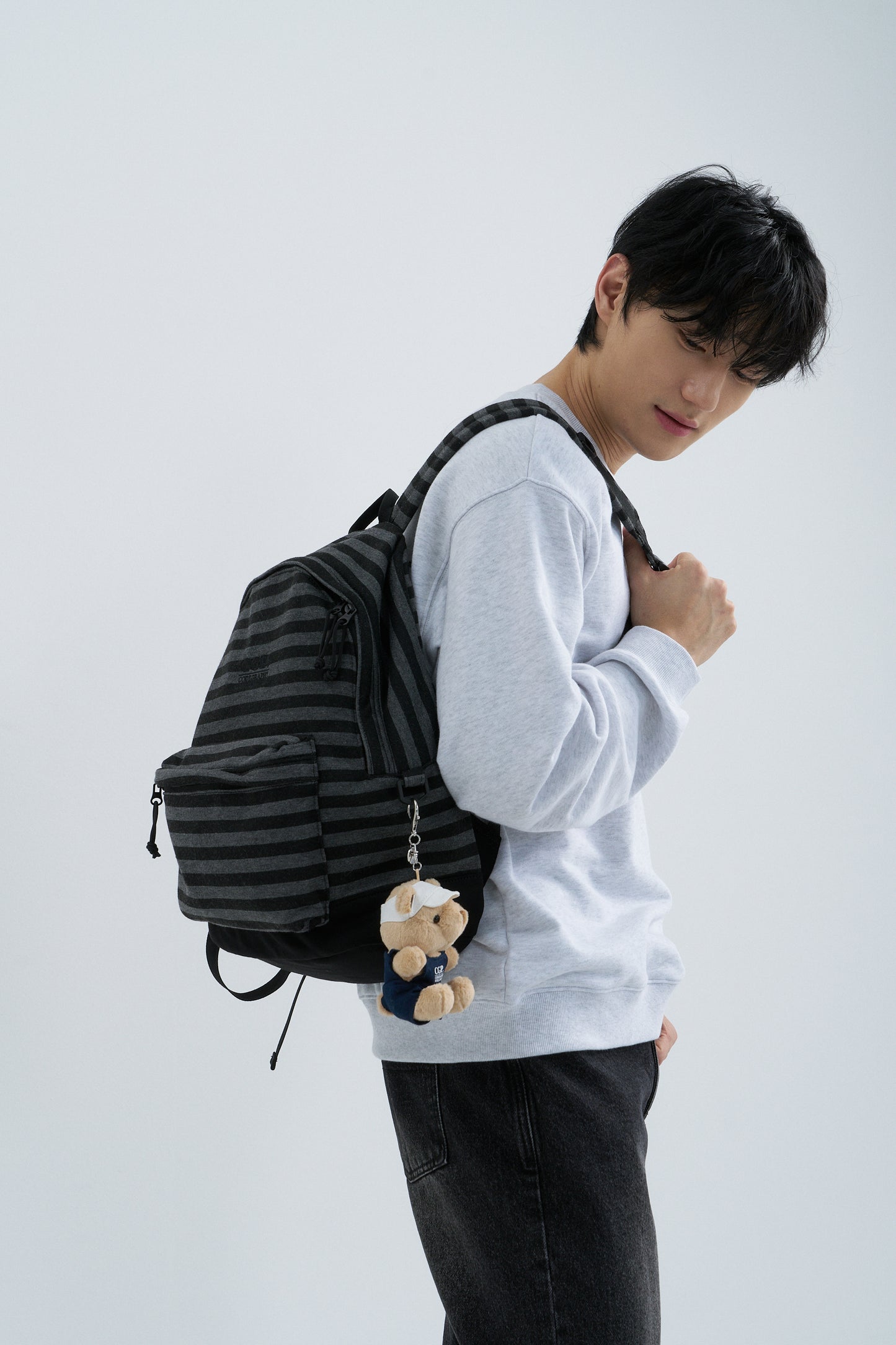 Square Logo Stripe Backpack CBFUUBP004