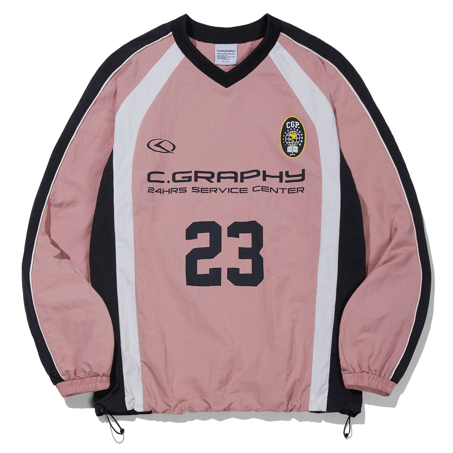 Synthetic Fiber Contrast Sports Man to Man CBEFUWM020