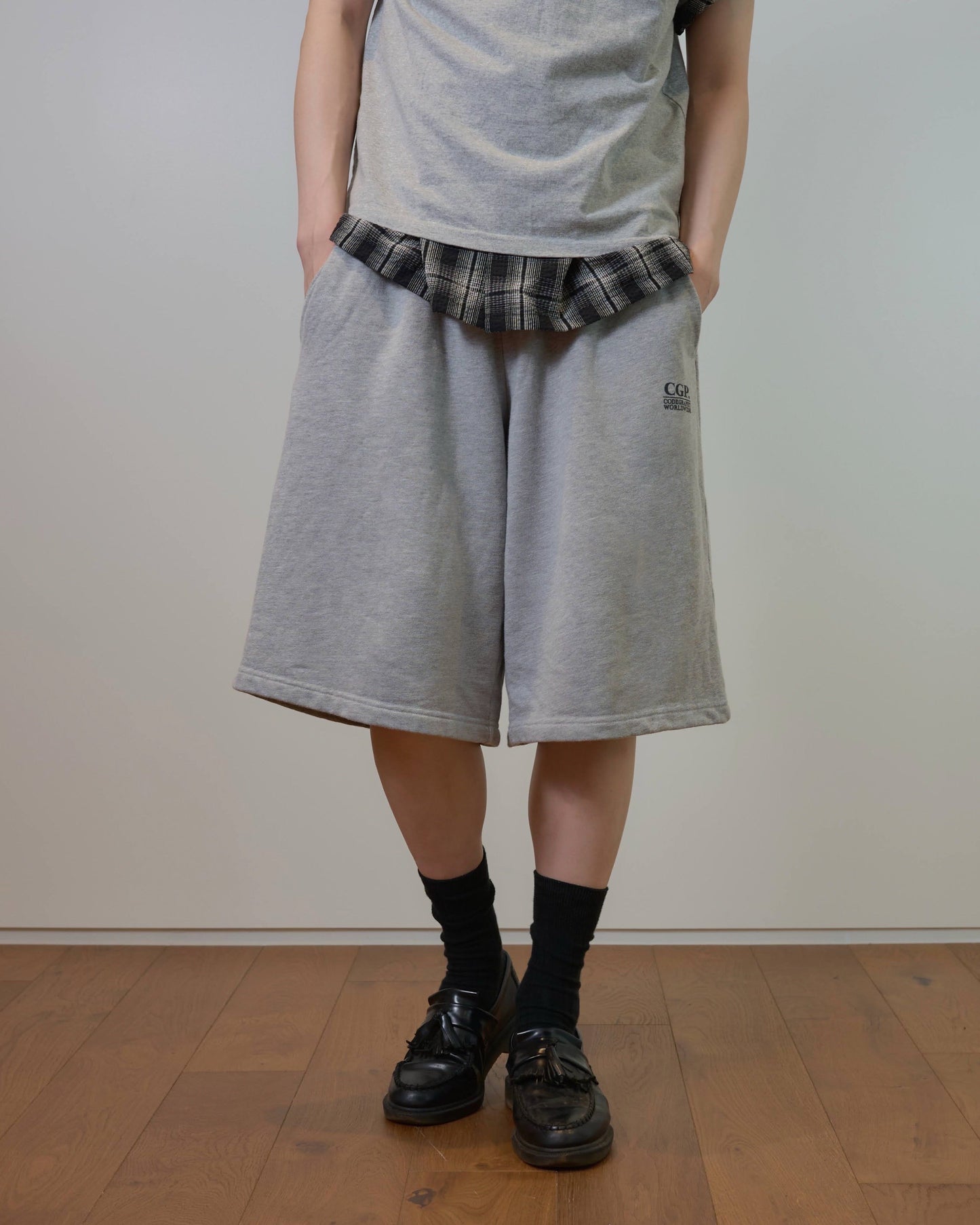 Pigment Square Logo Sweat Shorts