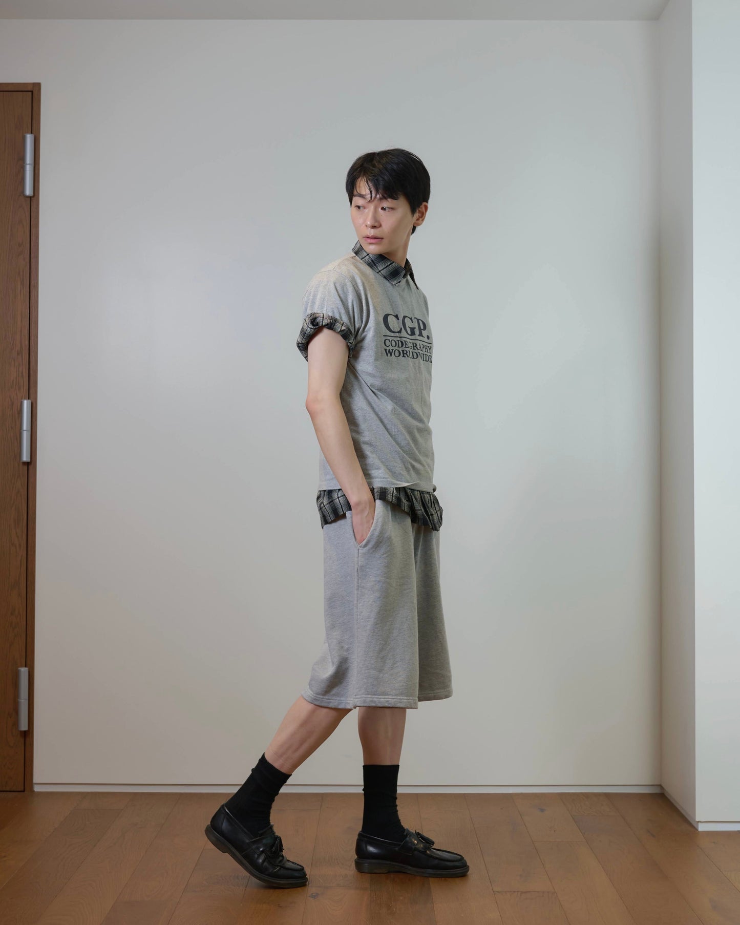 Pigment Square Logo Sweat Shorts