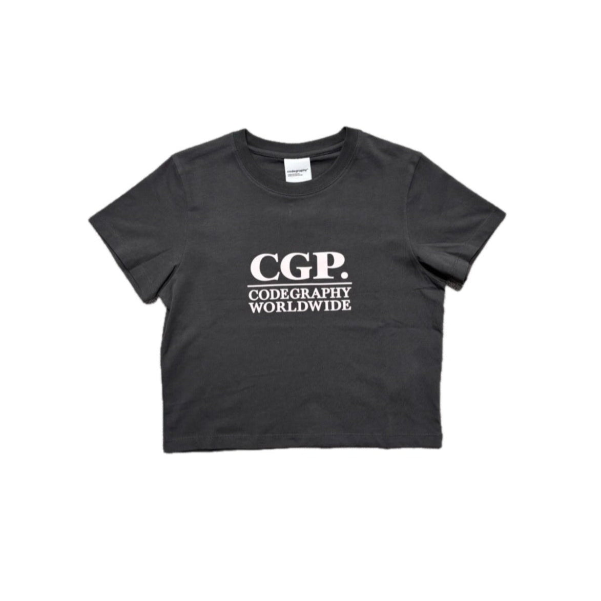 (Women) CGP Square Logo Crop Short Sleeve T-Shirt CBEUWTS015