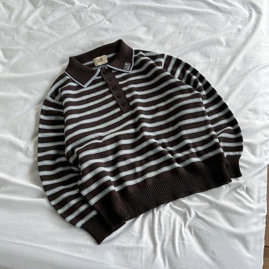 CGP Square Logo One Point Knit Polo