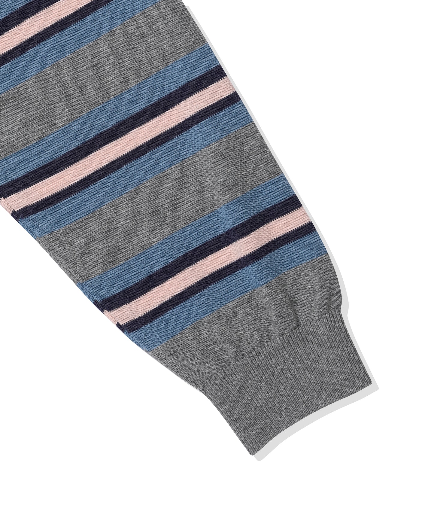 (Women's) Striped Knit Collared CBFSWKL001