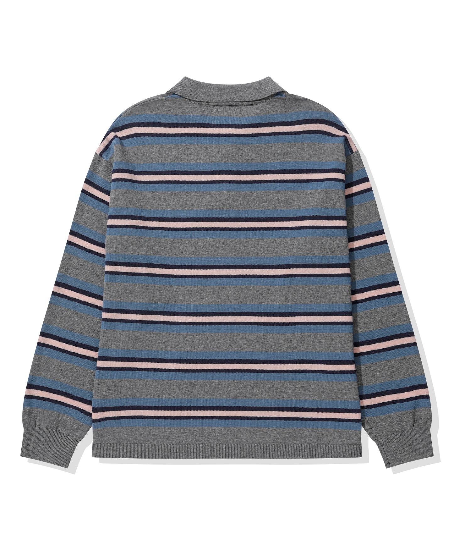 (Women's) Striped Knit Collared CBFSWKL001