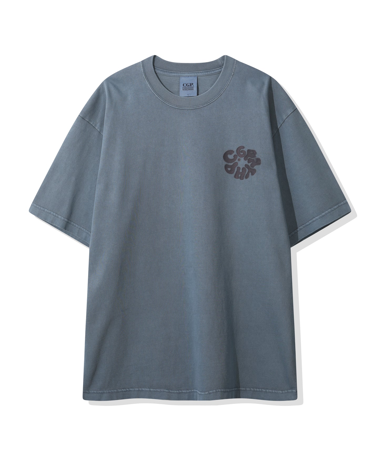 Round C.GRAPHY Pigment Big Overfit Short Sleeve T-shirt CBFUUTS025