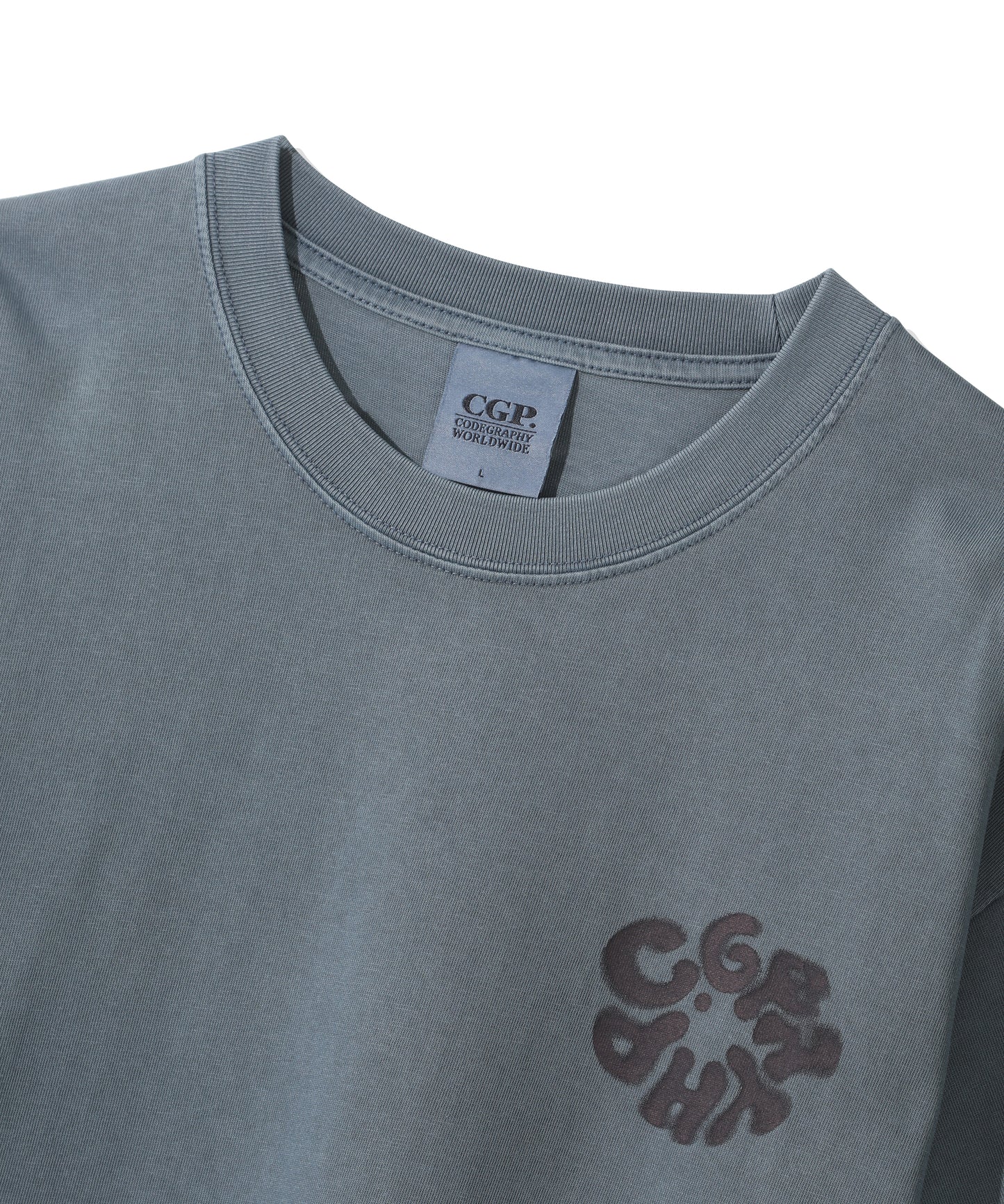 Round C.GRAPHY Pigment Big Overfit Short Sleeve T-shirt CBFUUTS025
