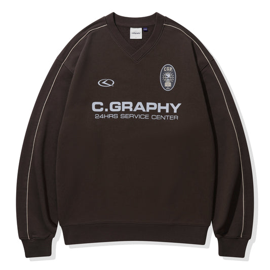 24H Track V-neck Man to Man CBEWUTL020