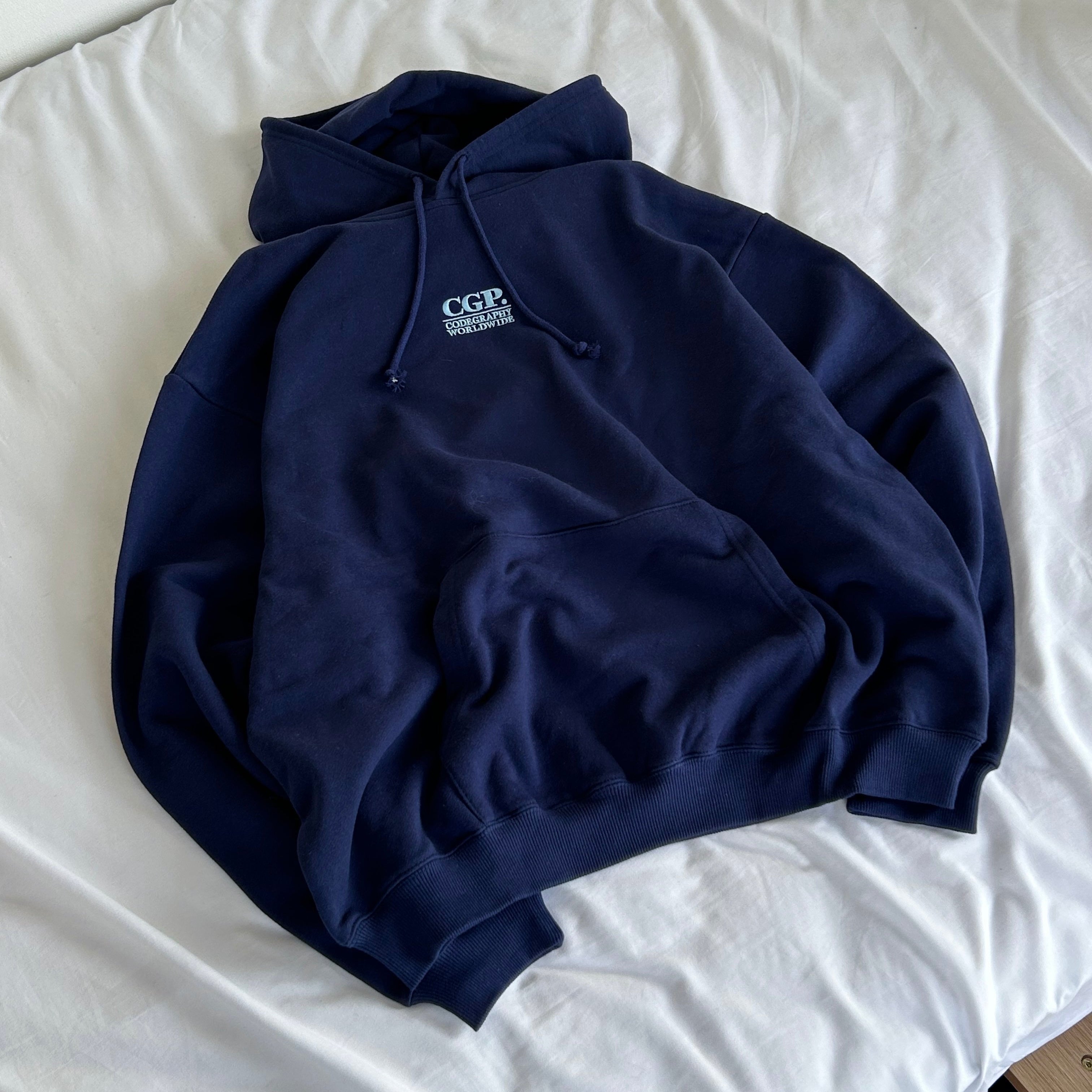 CGP Small Square Logo One Point hoodie – codegraphy
