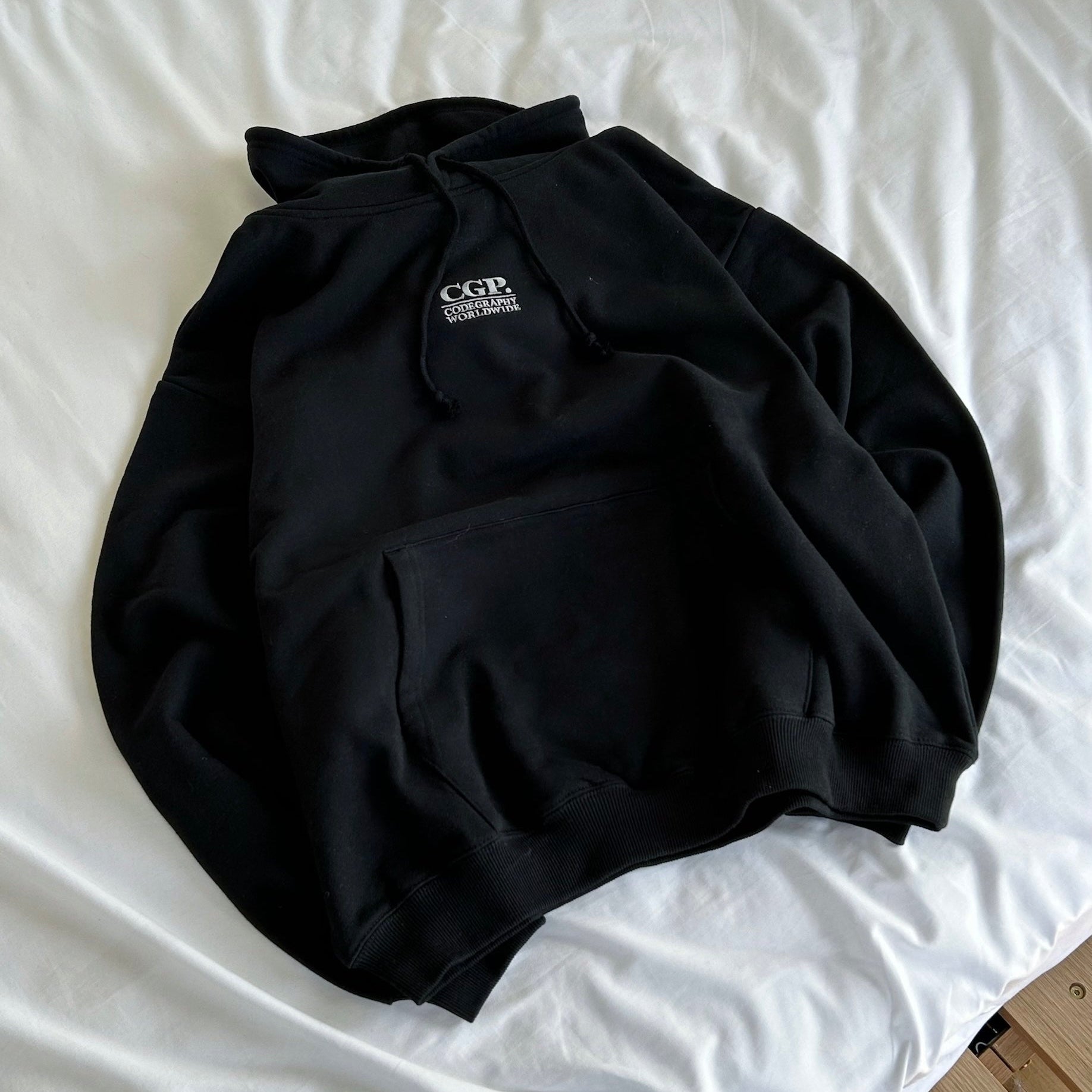 CGP Small Square Logo One Point hoodie – codegraphy