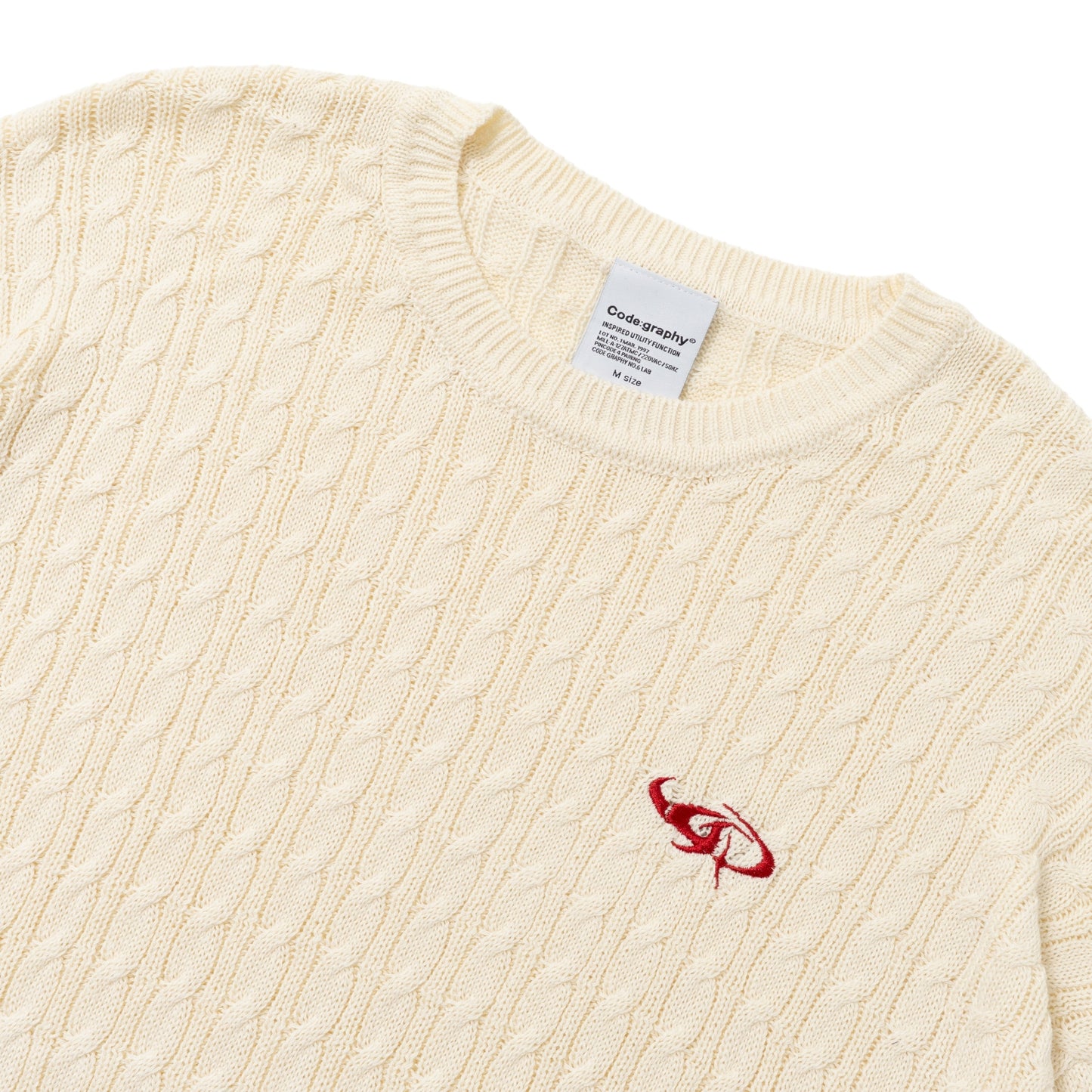 Tech Logo Cable Knit