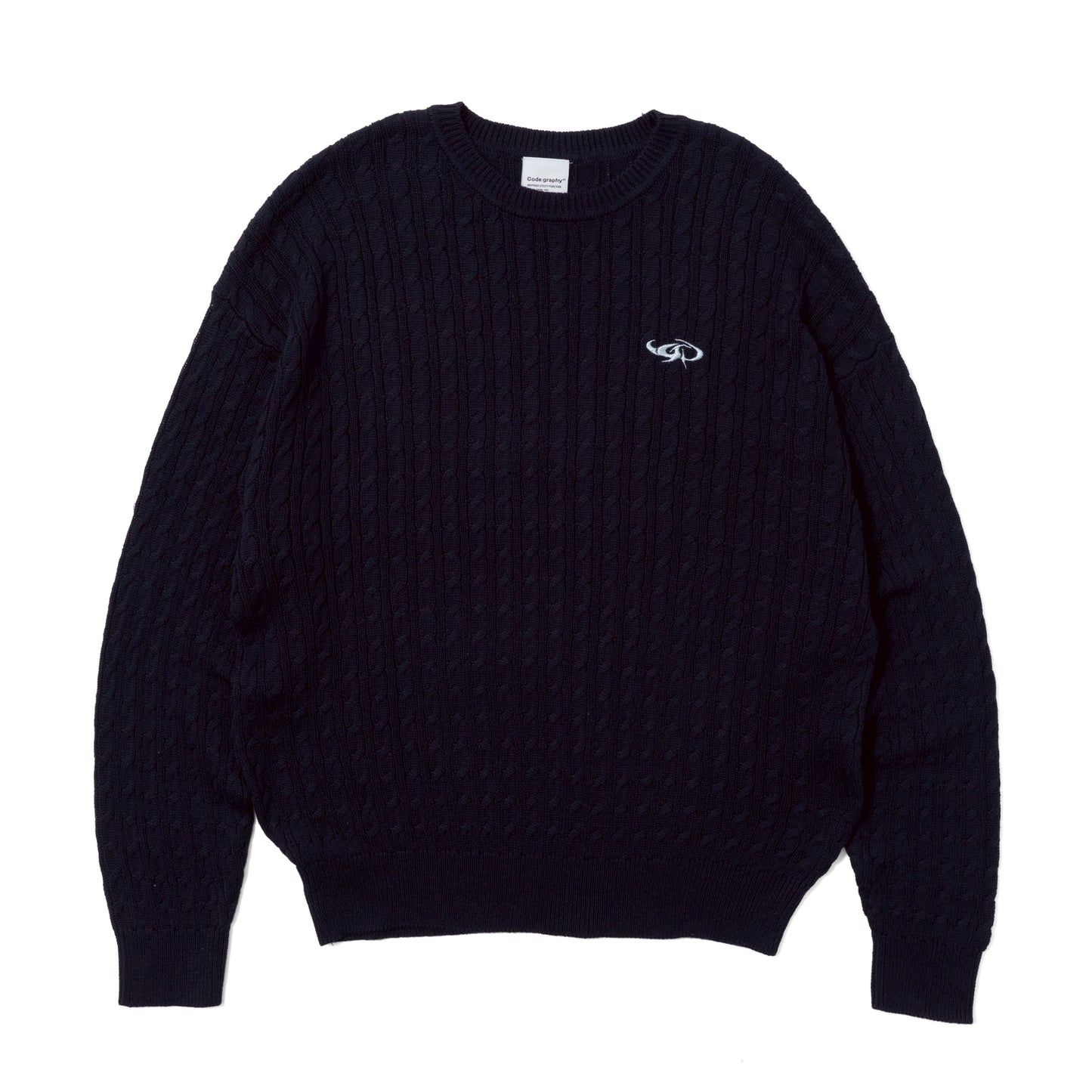 Tech Logo Cable Knit