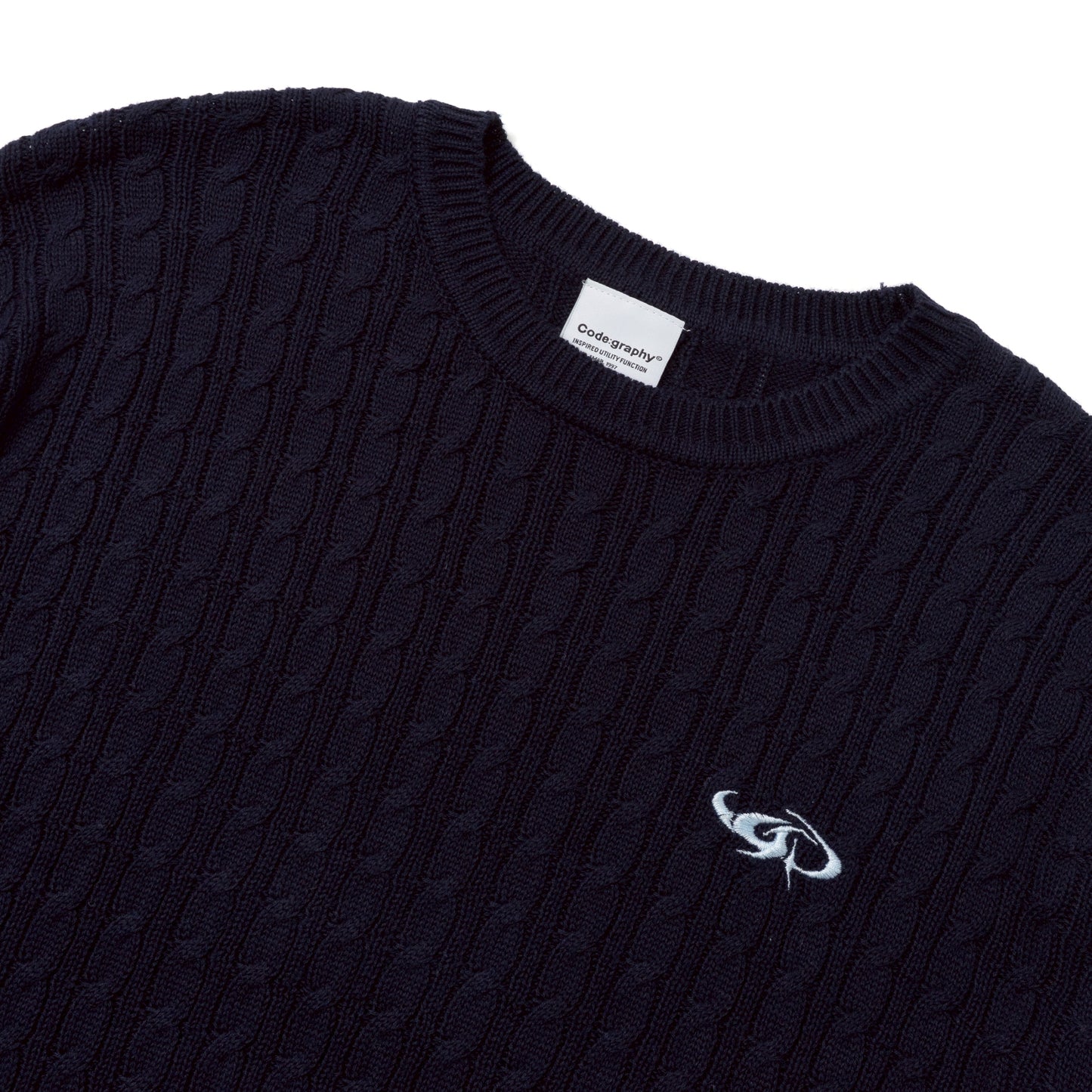 Tech Logo Cable Knit