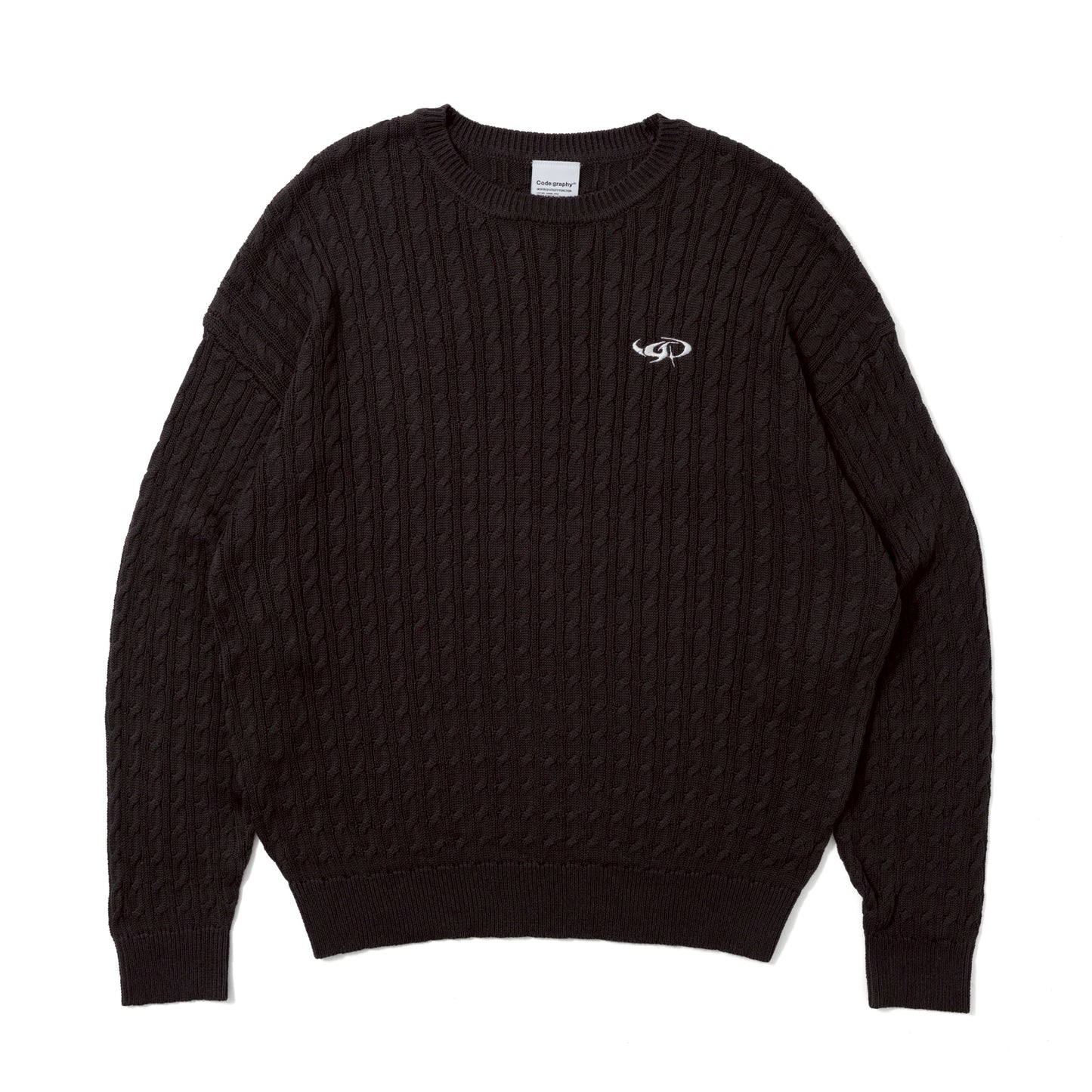 Tech Logo Cable Knit