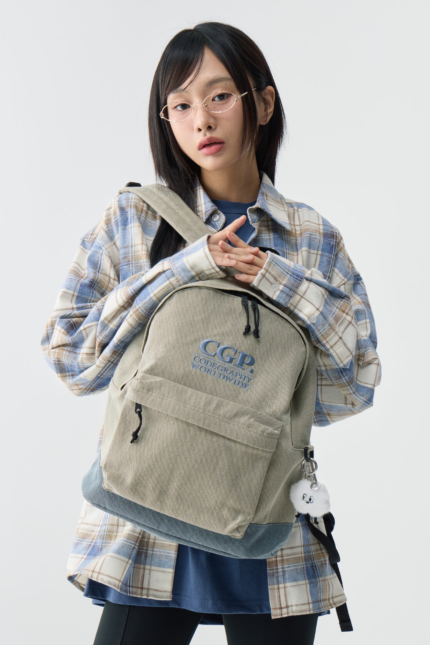 Square Logo Solid Backpack CBFAUBP002