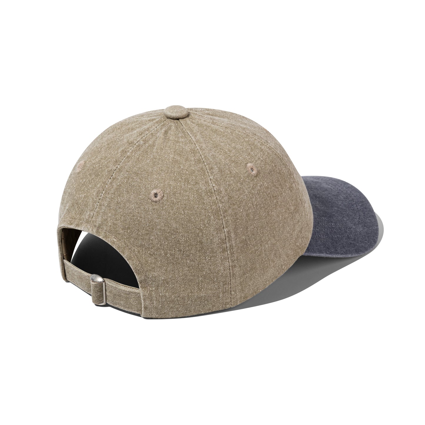 Square Logo Washing Color Blocking Ball Cap CBEWUAC031