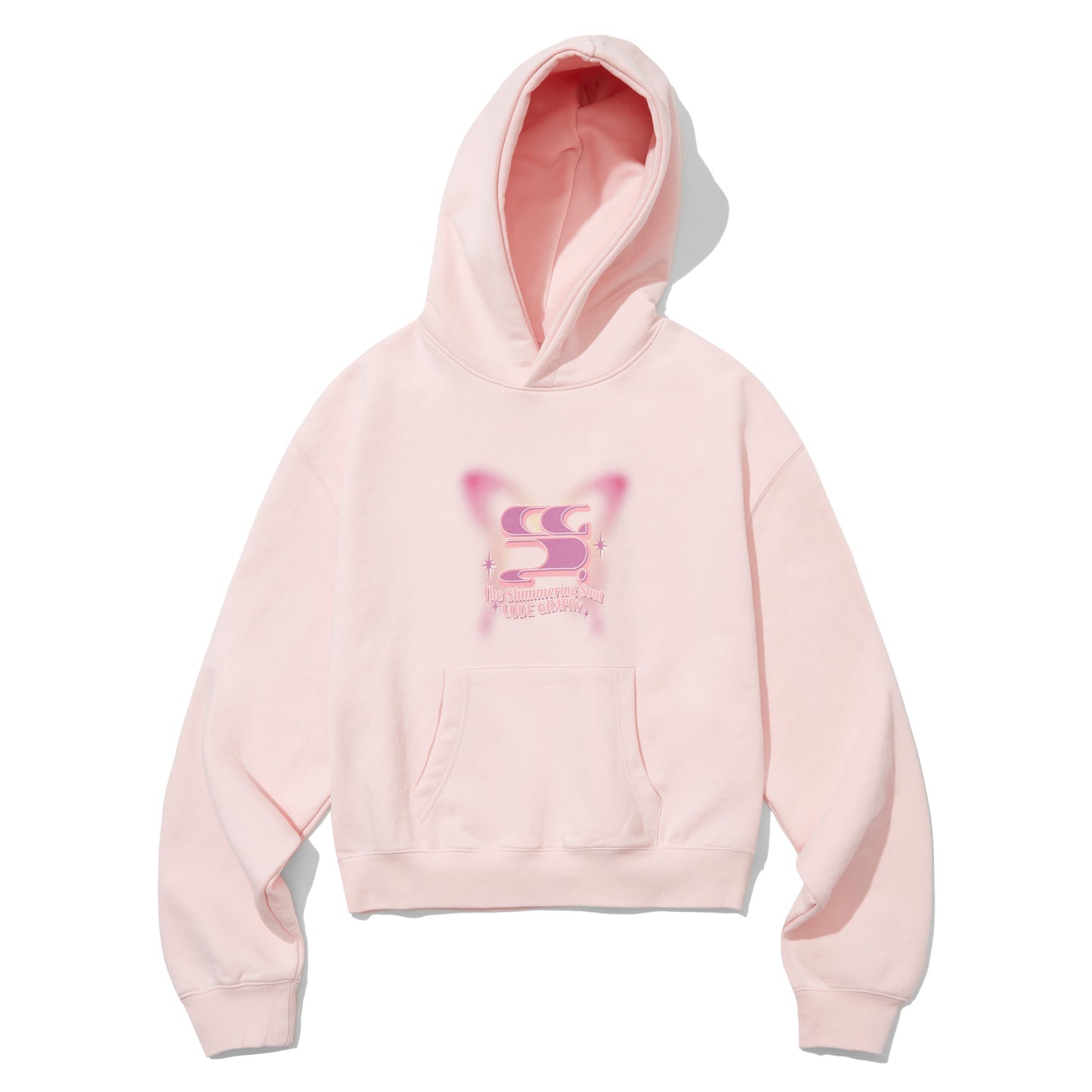 (WOMAN) BUTTERFLY WAVE LOGO HOOD